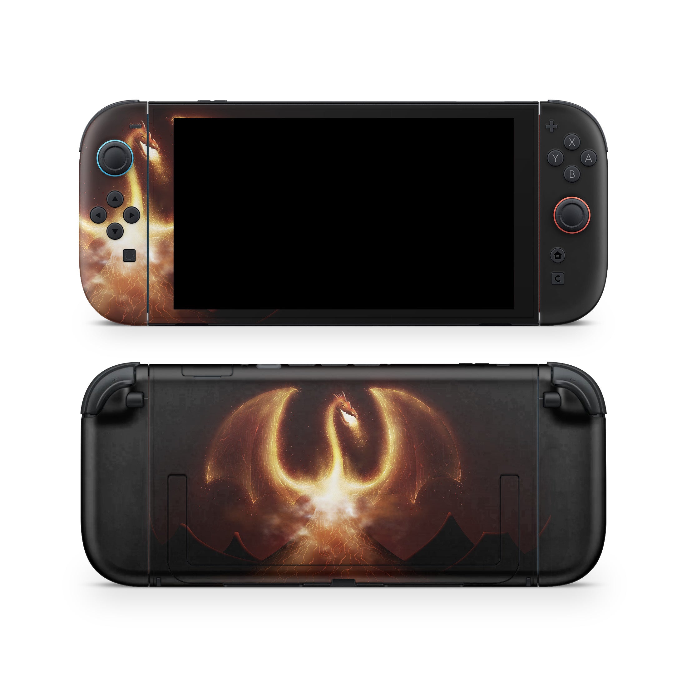 Fire Dragon - Nintendo Switch 2 Skin
