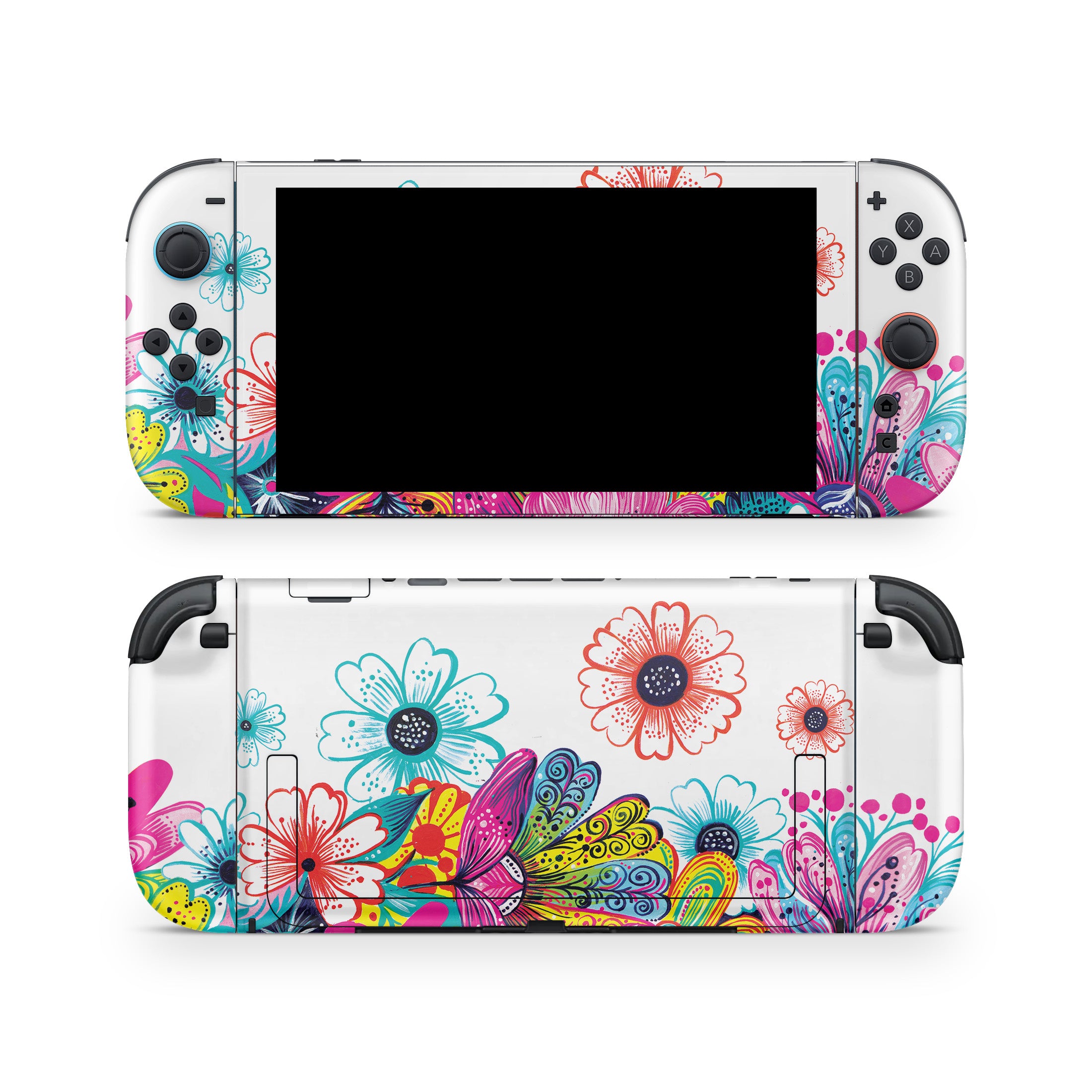 Intense Flowers - Nintendo Switch 2 Skin