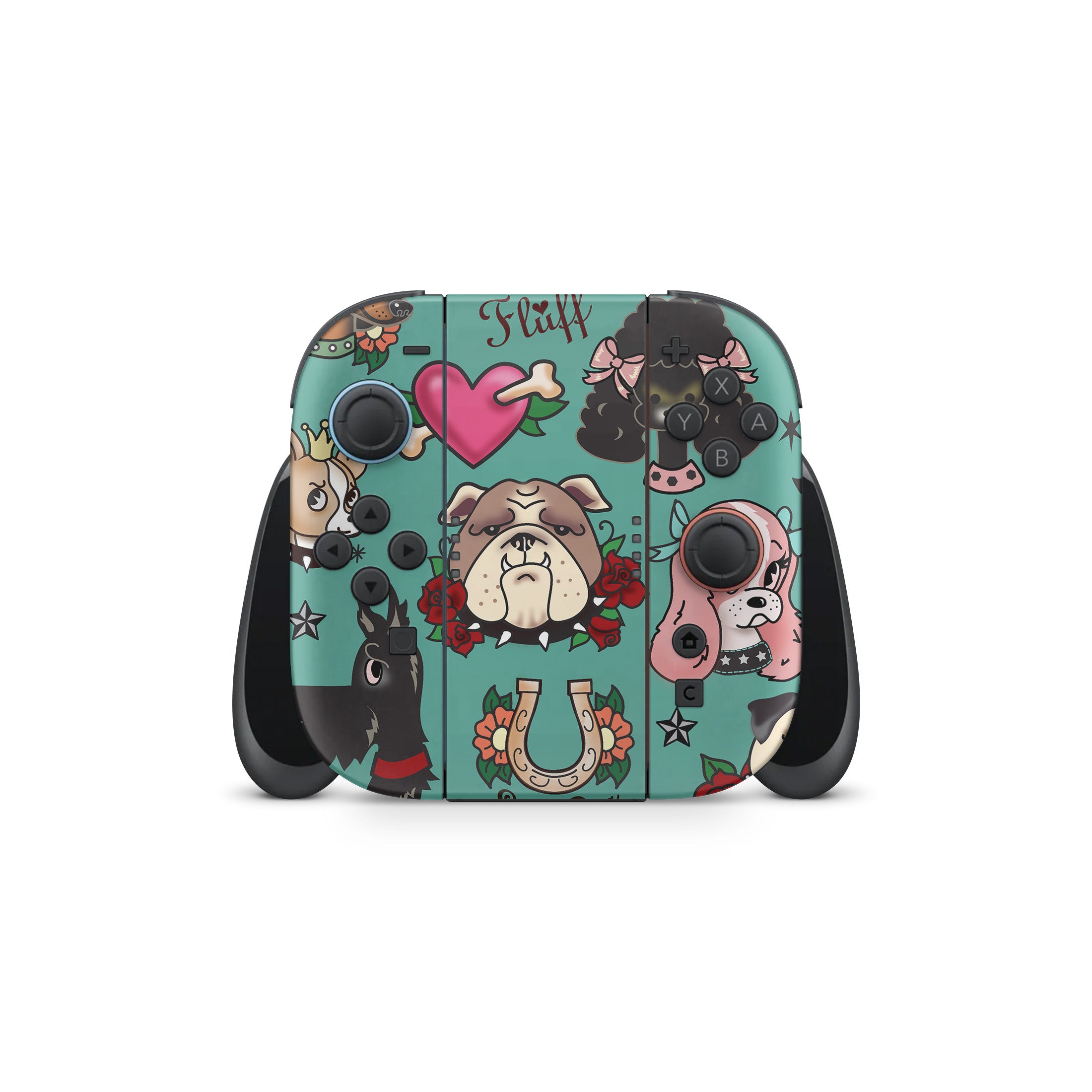 Tattoo Dogs - Nintendo Switch 2 Skin
