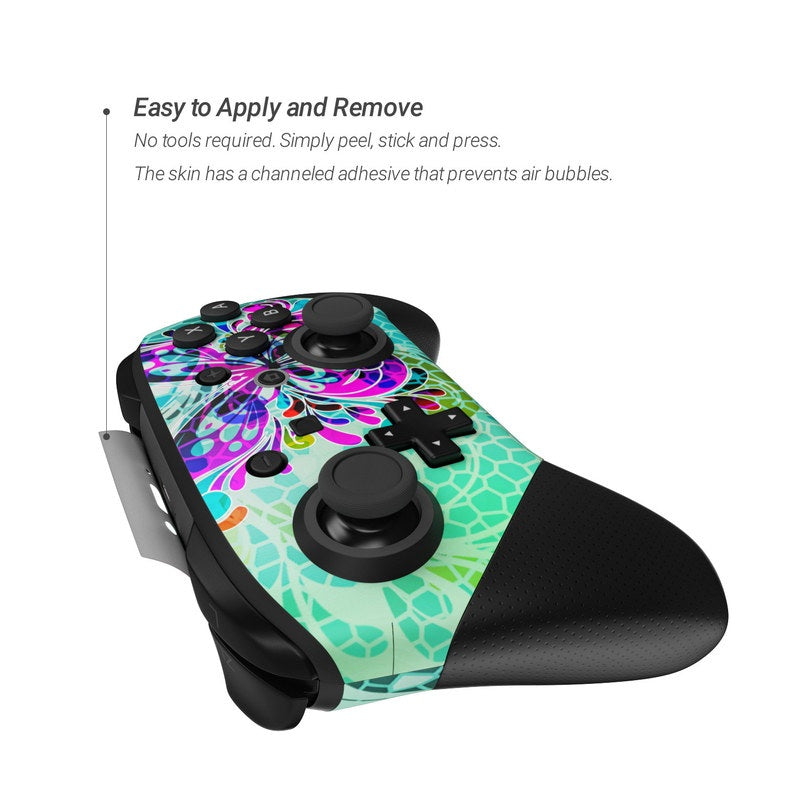 Butterfly Glass - Nintendo Switch Pro Controller Skin