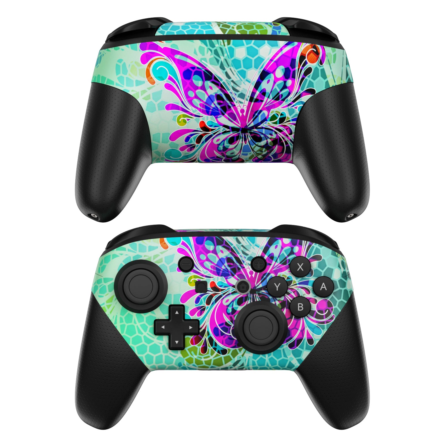 Butterfly Glass - Nintendo Switch Pro Controller Skin