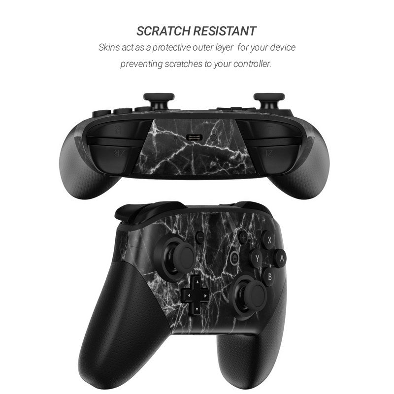 Black Marble - Nintendo Switch Pro Controller Skin