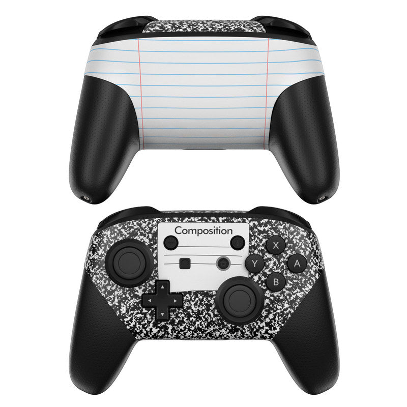 Composition Notebook - Nintendo Switch Pro Controller Skin