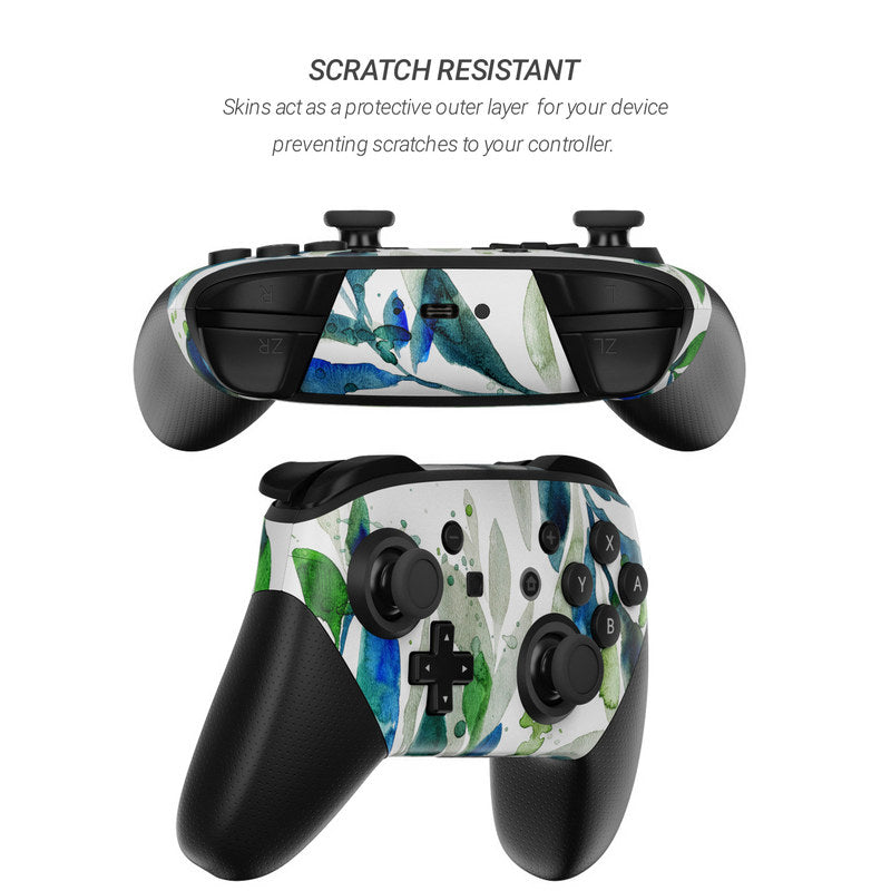 Floating Leaves - Nintendo Switch Pro Controller Skin