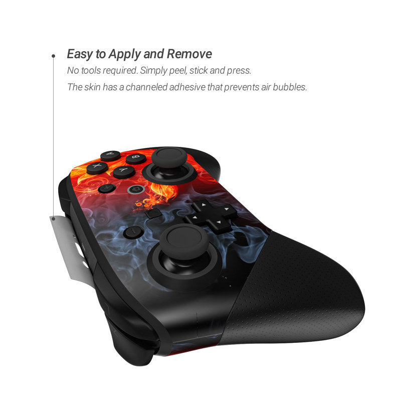 Flower Of Fire - Nintendo Switch Pro Controller Skin