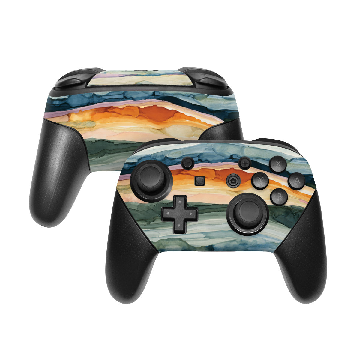 Layered Earth - Nintendo Switch Pro Controller Skin