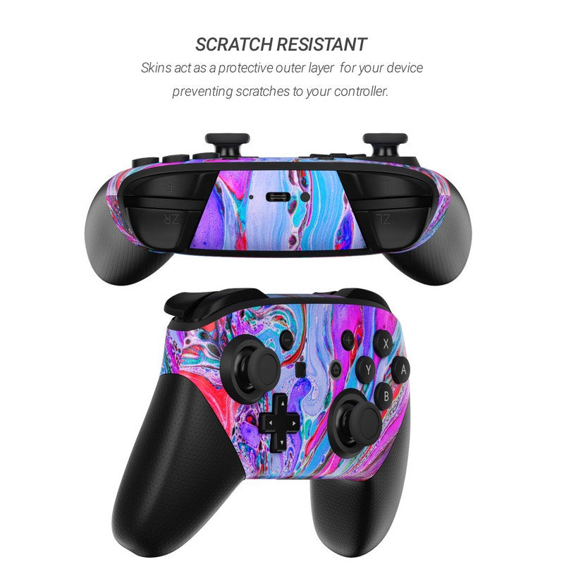 Marbled Lustre - Nintendo Switch Pro Controller Skin
