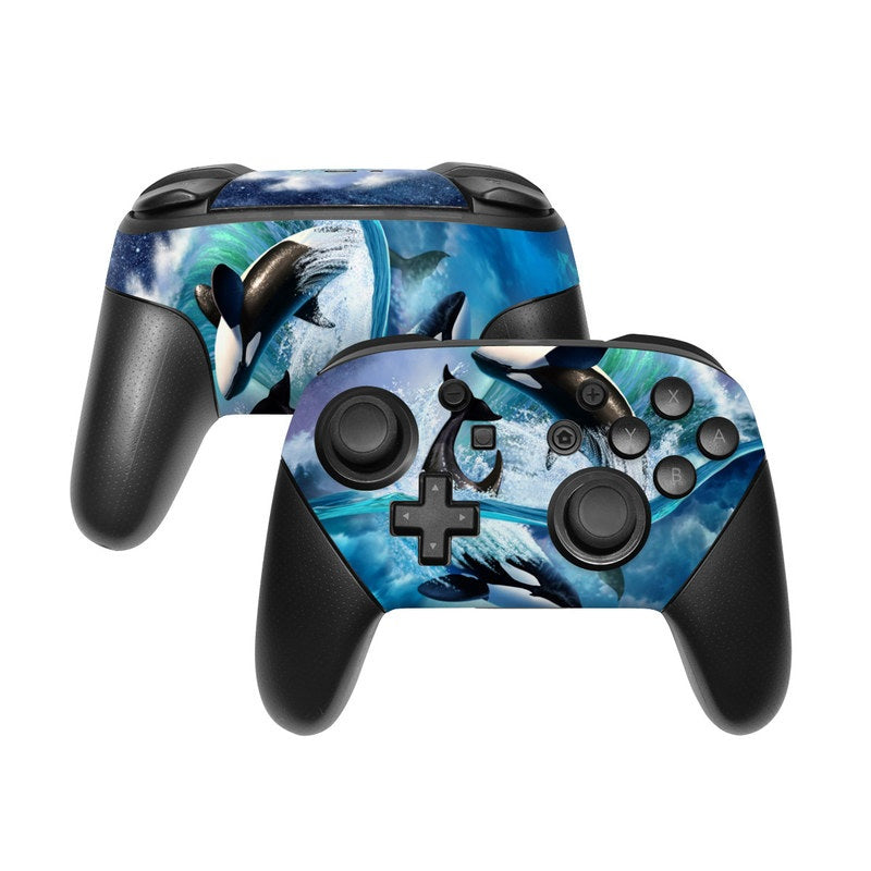 Orca Wave - Nintendo Switch Pro Controller Skin