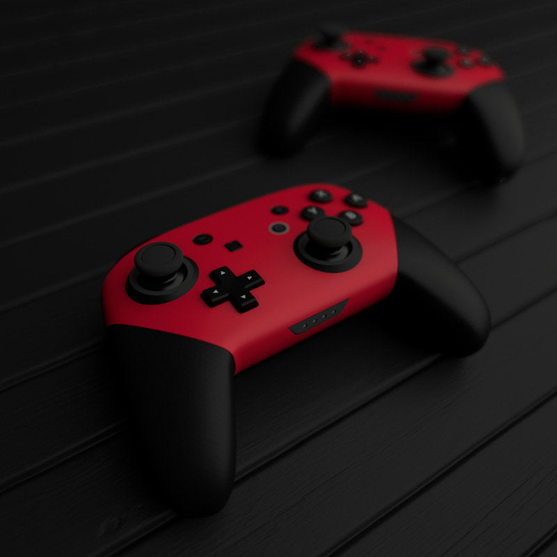 Solid State Red - Nintendo Switch Pro Controller Skin