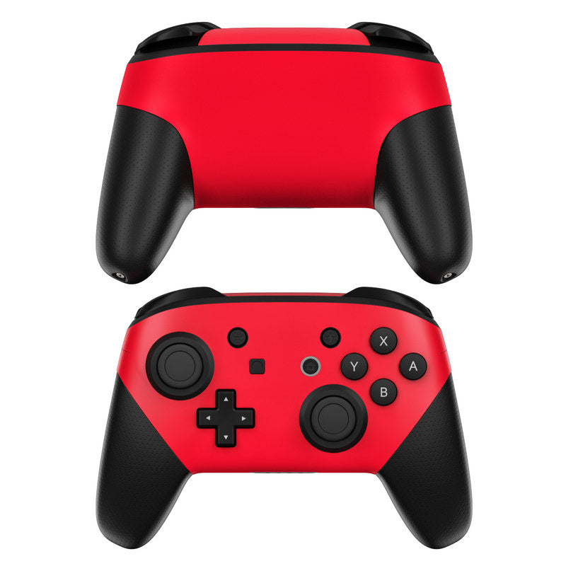 Solid State Red - Nintendo Switch Pro Controller Skin