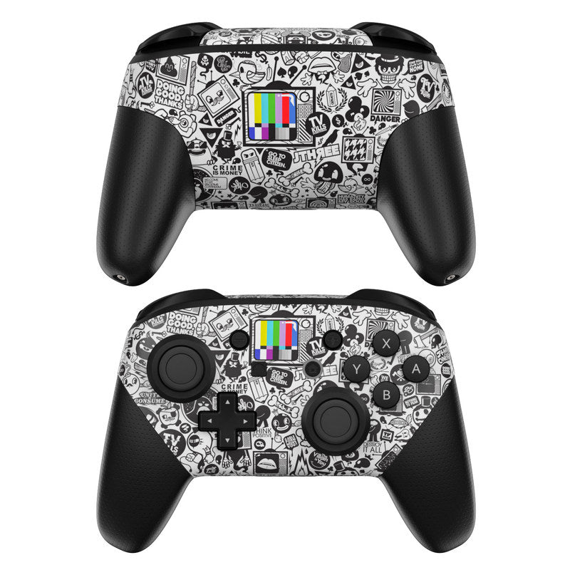 TV Kills Everything - Nintendo Switch Pro Controller Skin