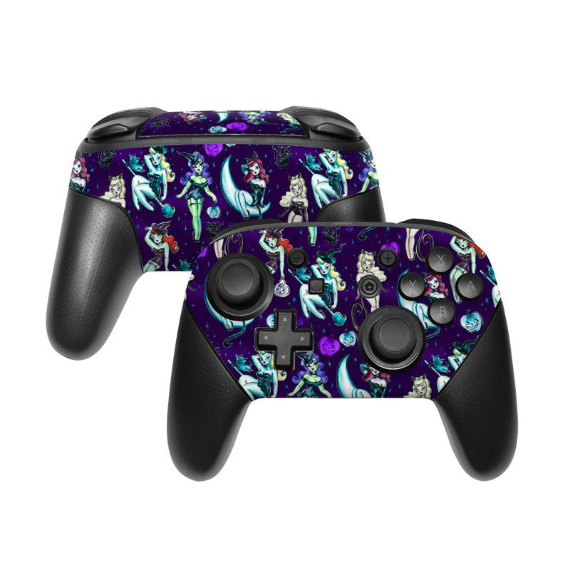 Witches and Black Cats - Nintendo Switch Pro Controller Skin
