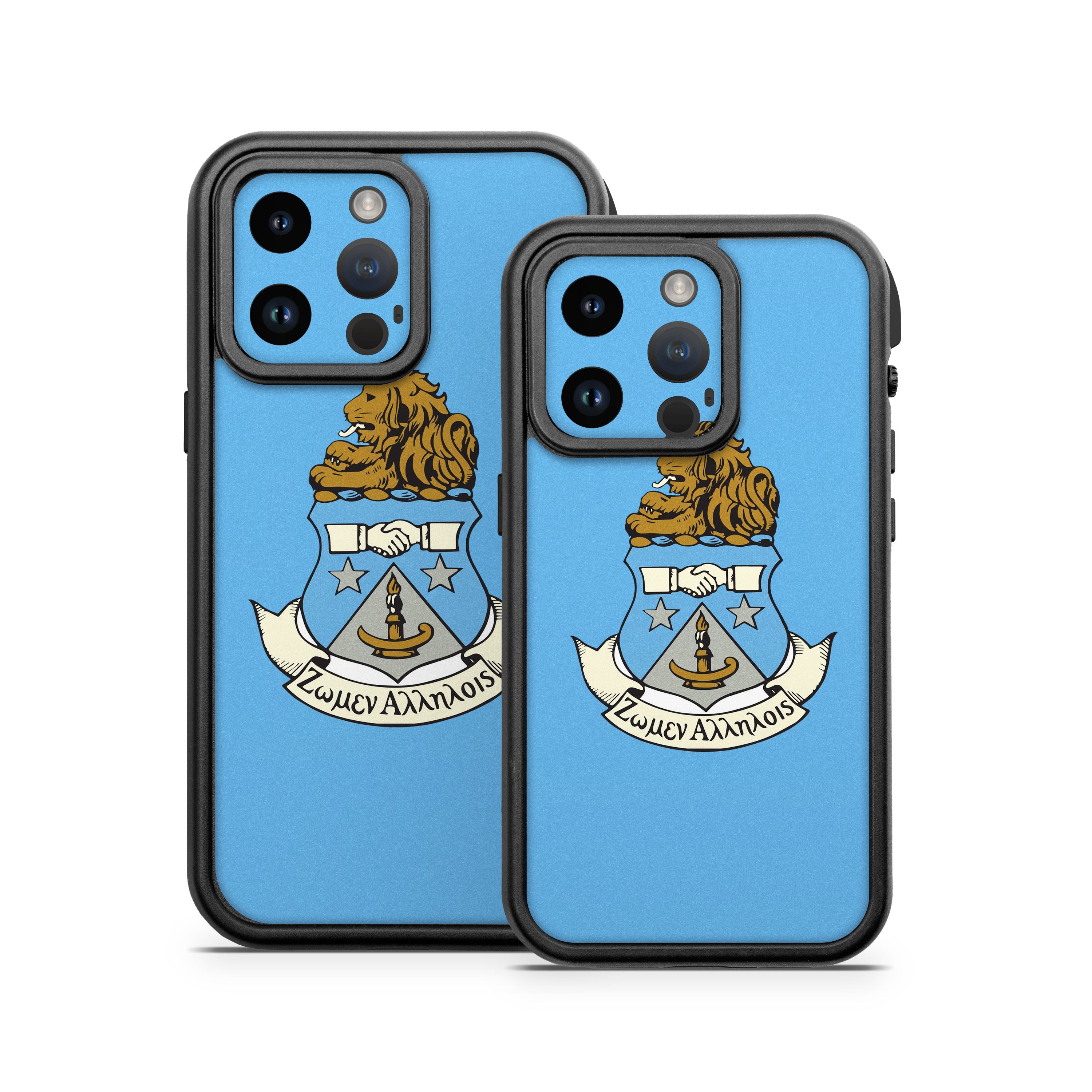 Alpha Delta Pi Crest Adelphean Blue - Otterbox Fre iPhone 14 Case Skin