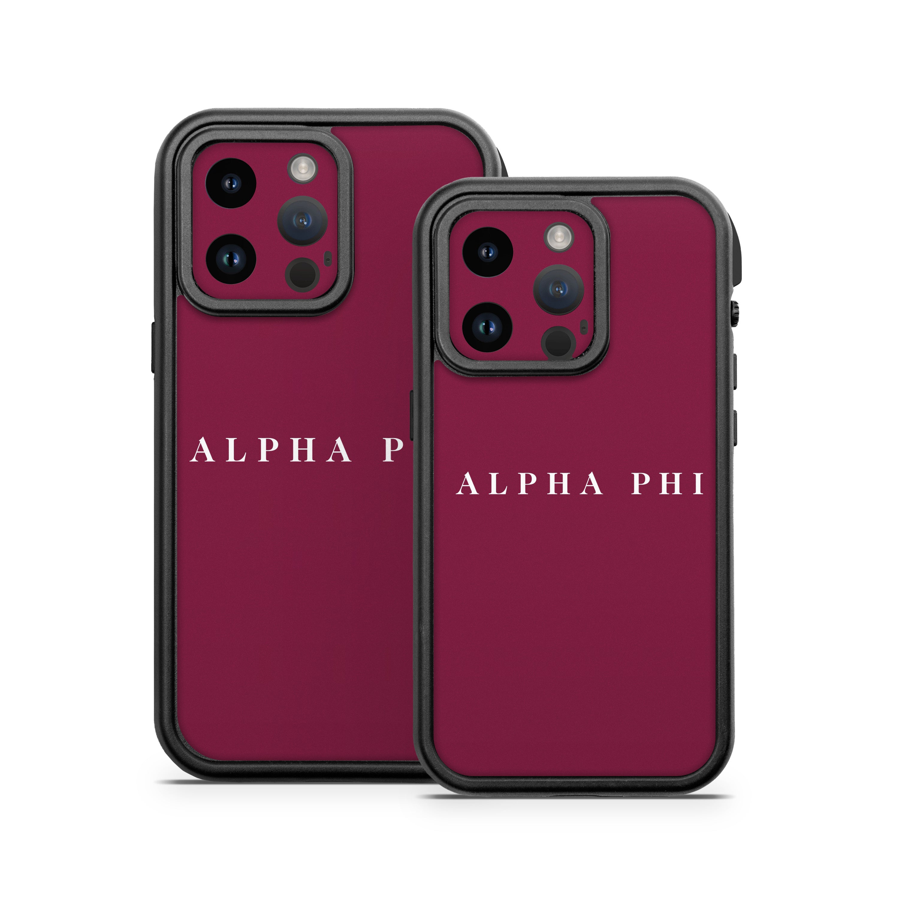 Alpha Phi Wordmark Bordeaux - Otterbox Fre iPhone 14 Case Skin