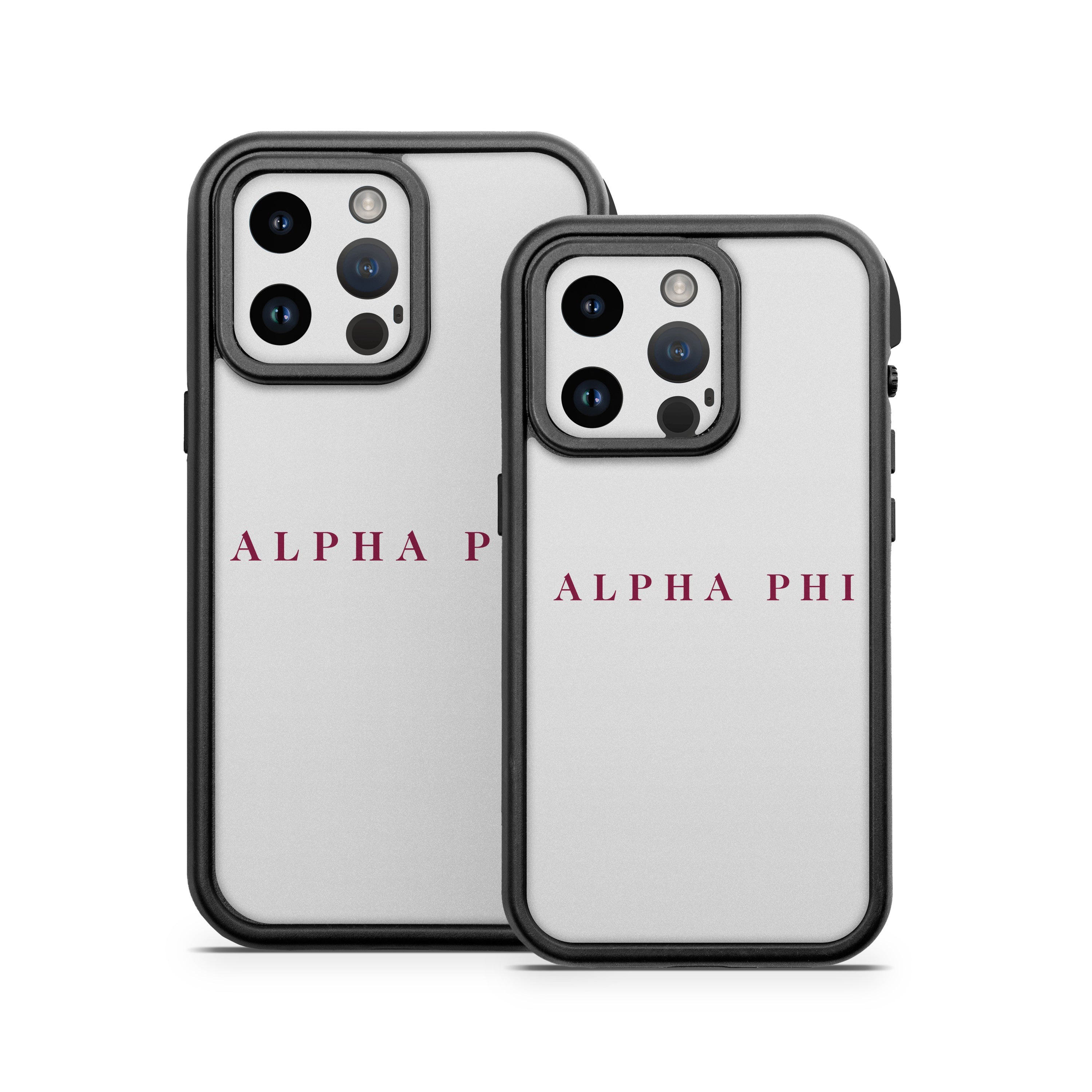 Alpha Phi Wordmark Silver - Otterbox Fre iPhone 14 Case Skin