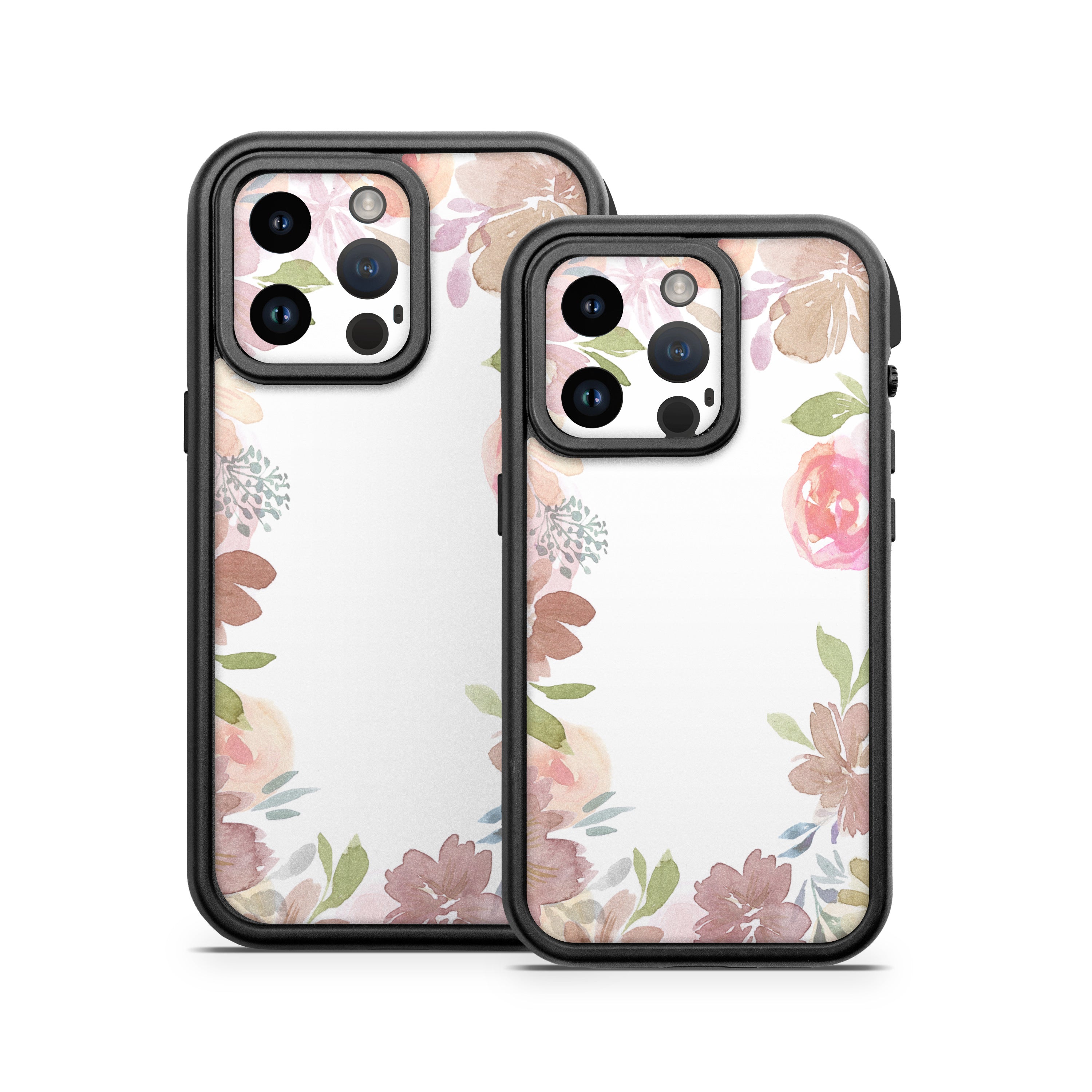 Blush Flower Frame - Otterbox Fre iPhone 14 Case Skin