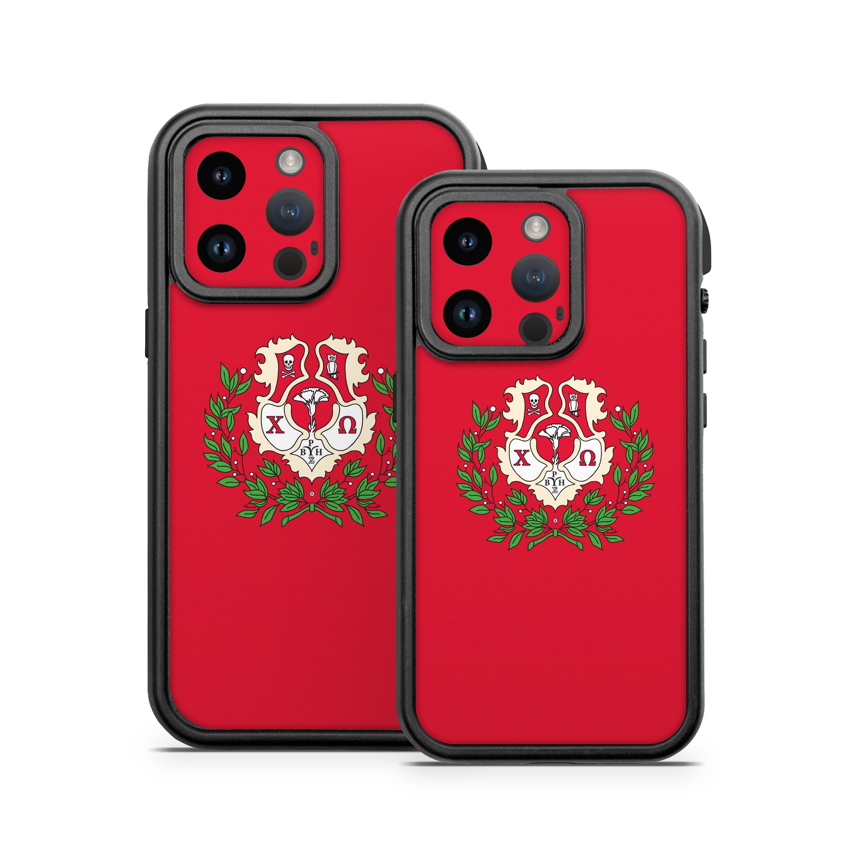 Chi Omega Crest Cardinal - Otterbox Fre iPhone 14 Case Skin