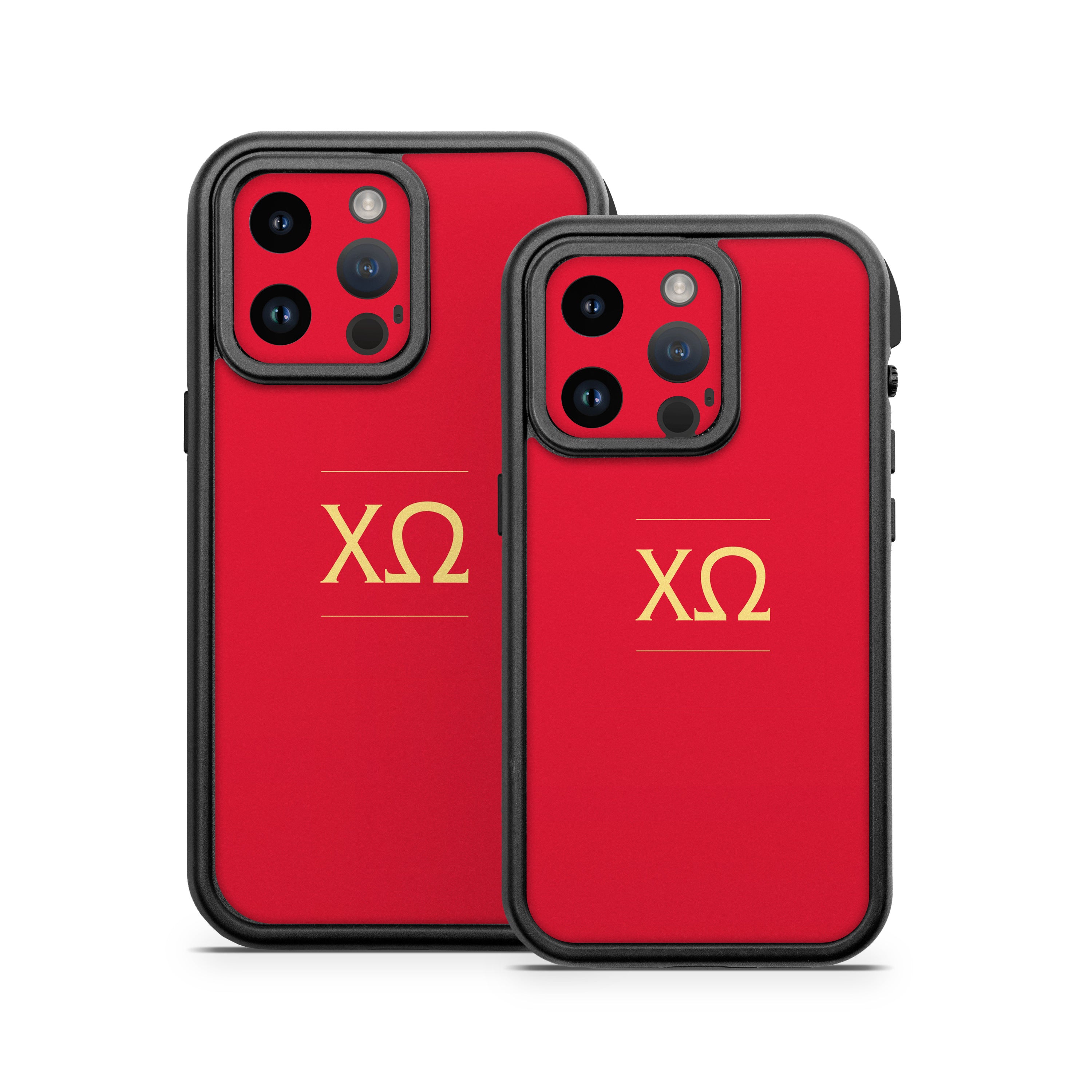Chi Omega Letters Cardinal - Otterbox Fre iPhone 14 Case Skin