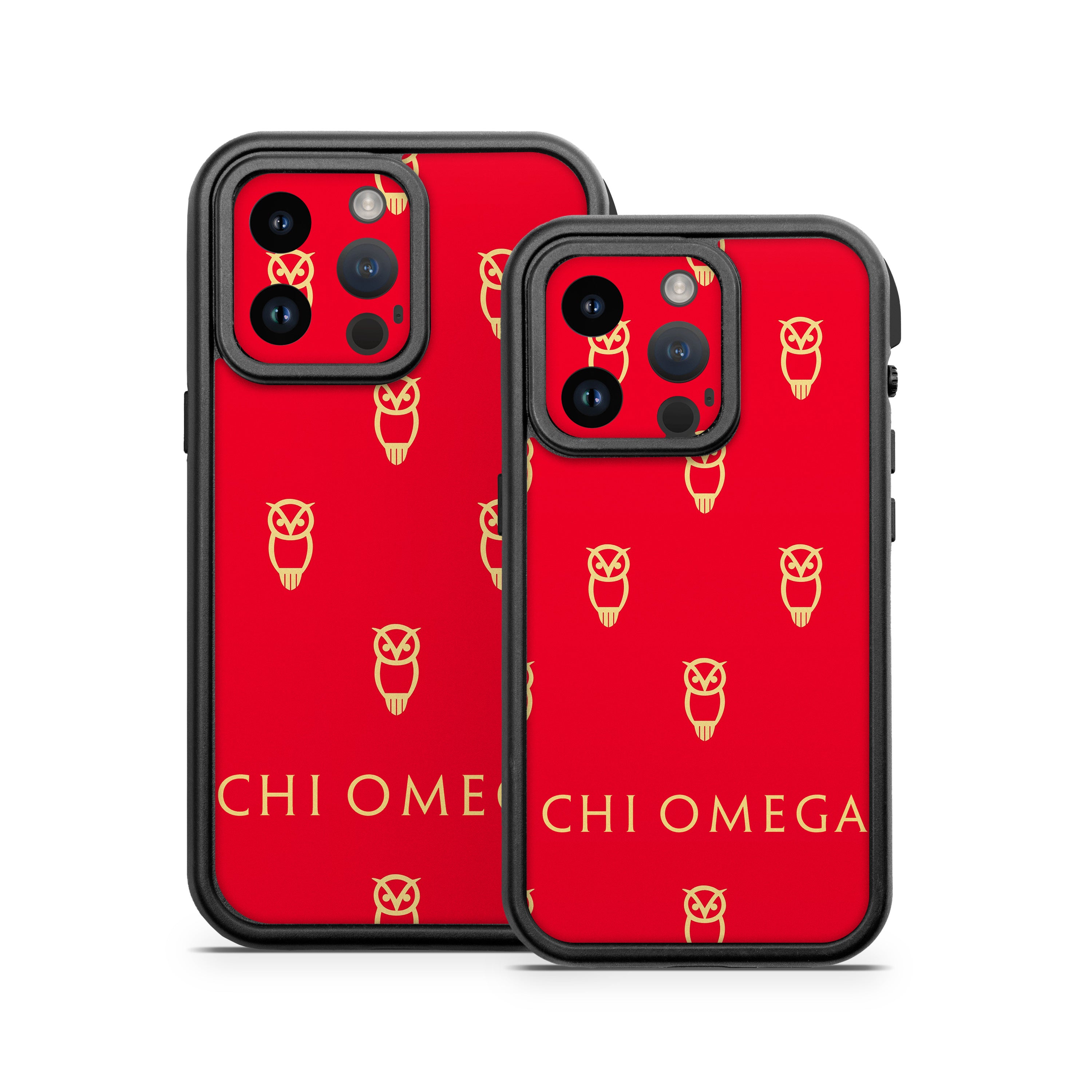 Chi Omega Owl Pattern - Otterbox Fre iPhone 14 Case Skin
