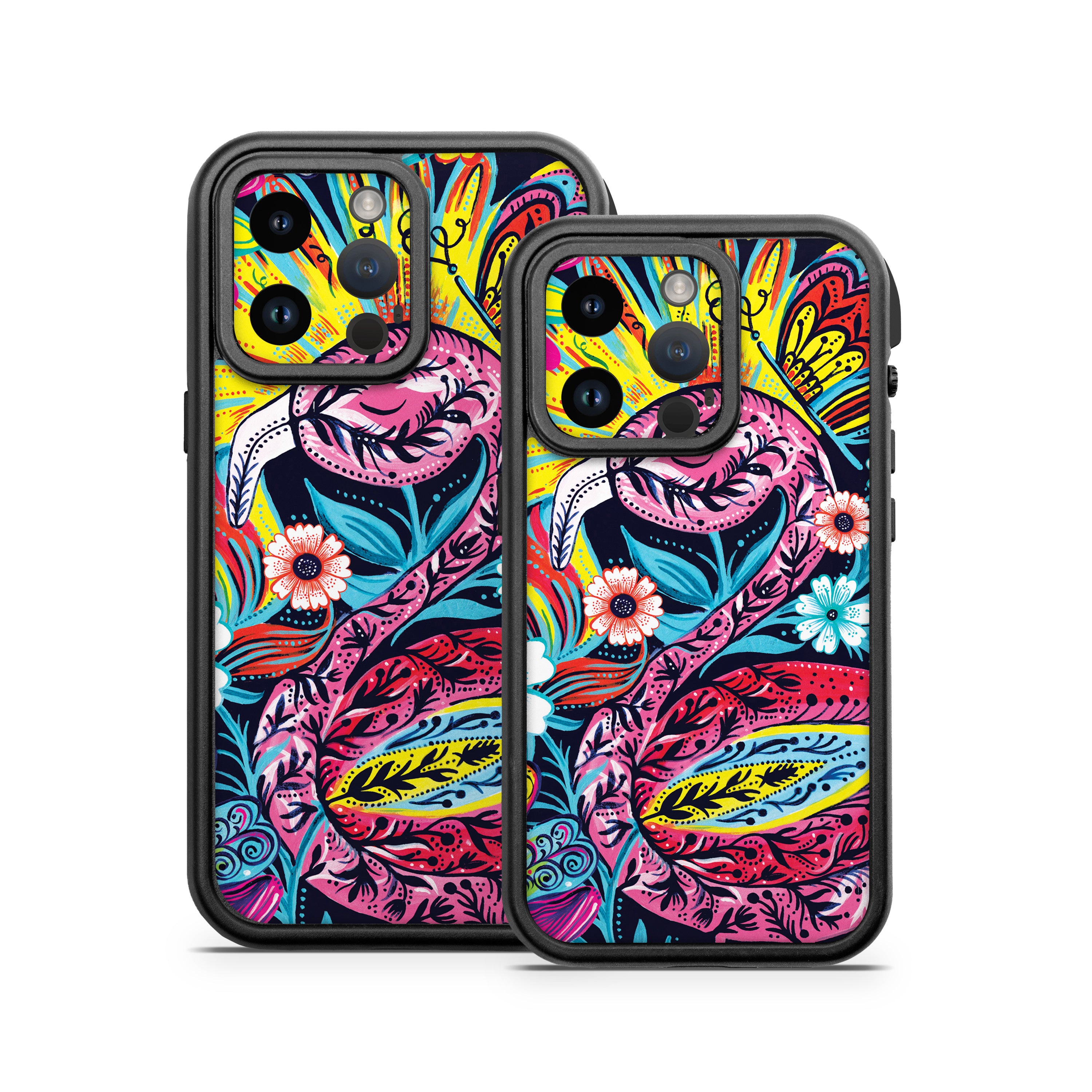Flashy Flamingo - Otterbox Fre iPhone 14 Case Skin