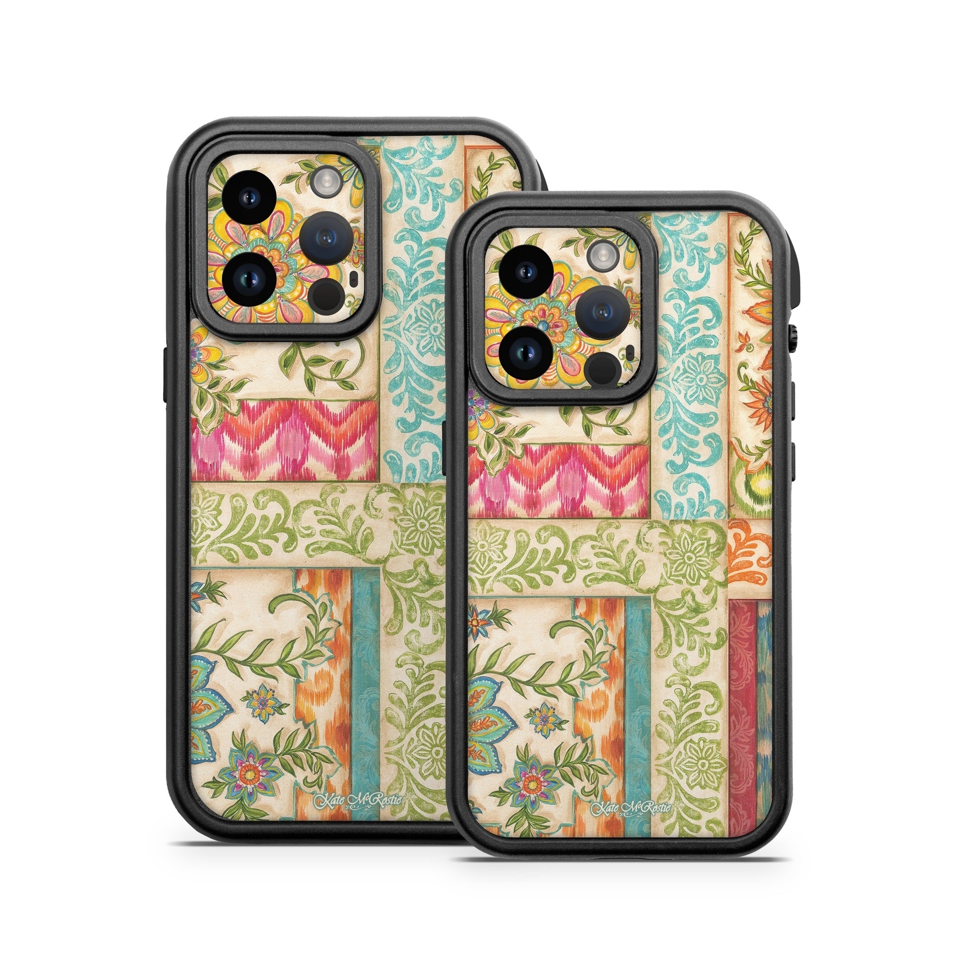 Ikat Floral - Otterbox Fre iPhone 14 Case Skin
