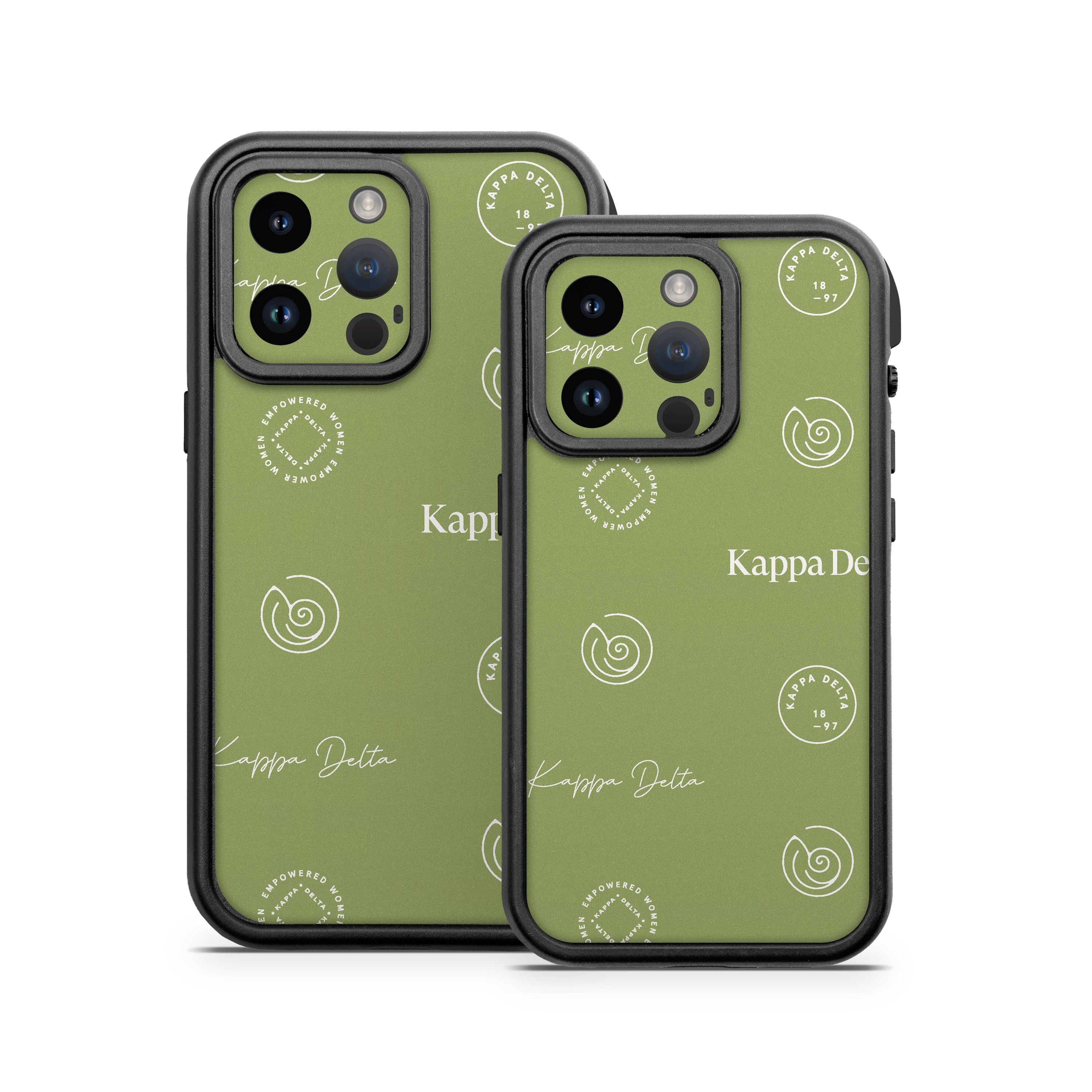 Kappa Delta Pattern - Otterbox Fre iPhone 14 Case Skin