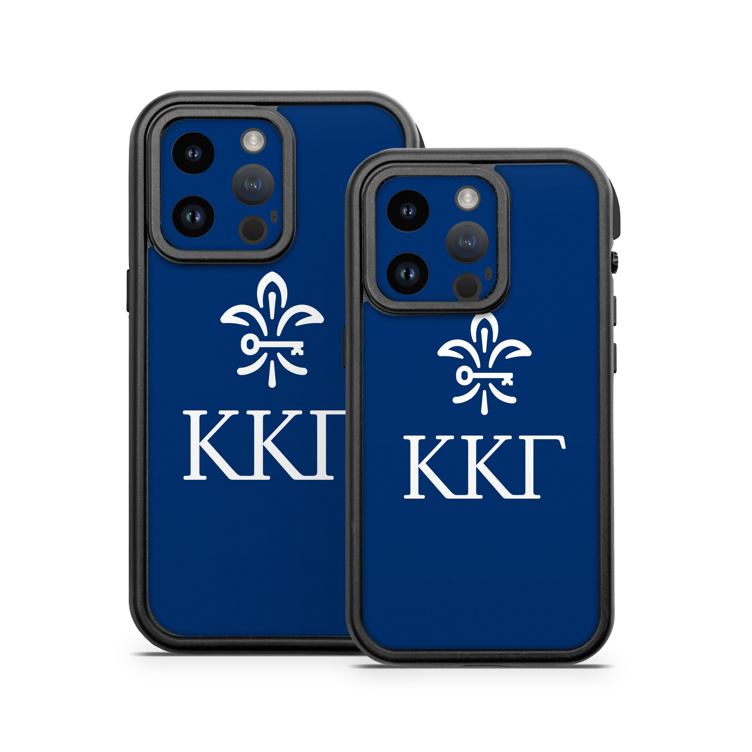 Kappa Kappa Gamma Letterkey Vertical Kappa Blue - Otterbox Fre iPhone 14 Case Skin