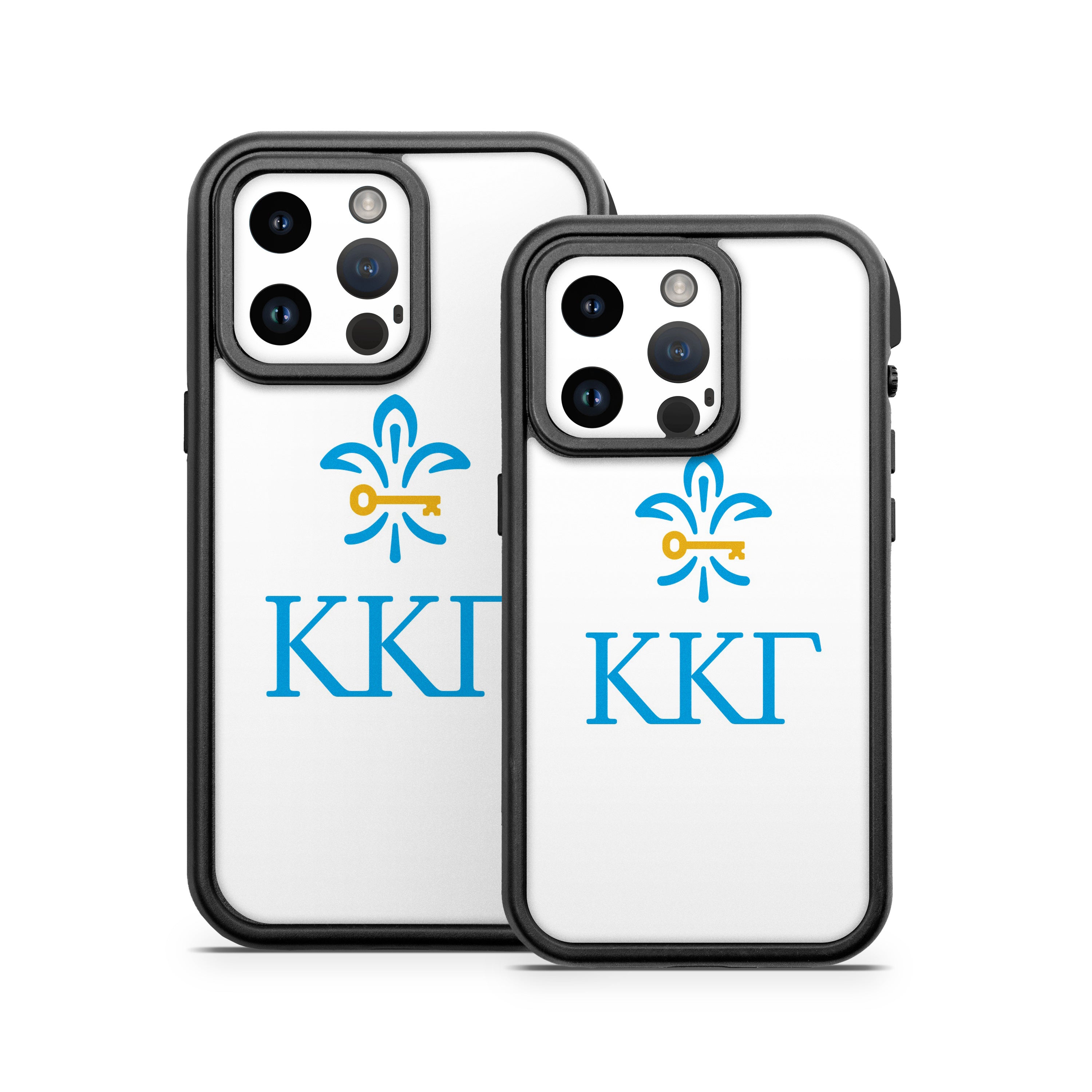 Kappa Kappa Gamma Letterkey Vertical White - Otterbox Fre iPhone 14 Case Skin