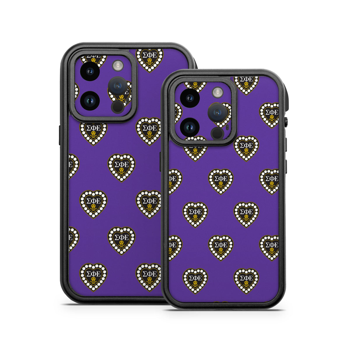 Sigma Phi Epsilon Badge Pattern Purple - Otterbox Fre iPhone 14 Case Skin