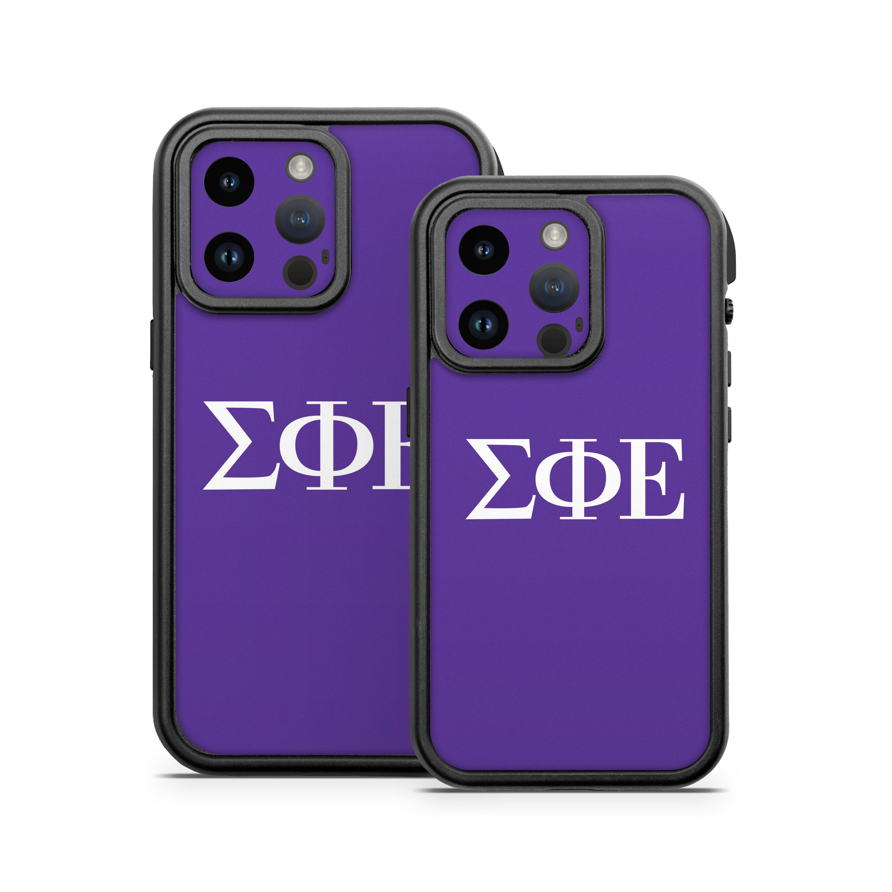Sigma Phi Epsilon Greek Letters Purple - Otterbox Fre iPhone 14 Case Skin