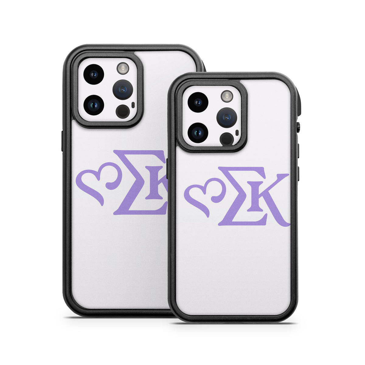 Sigma Kappa Greek Letters Legacy Lavender on Dove Love - Otterbox Fre iPhone 14 Case Skin