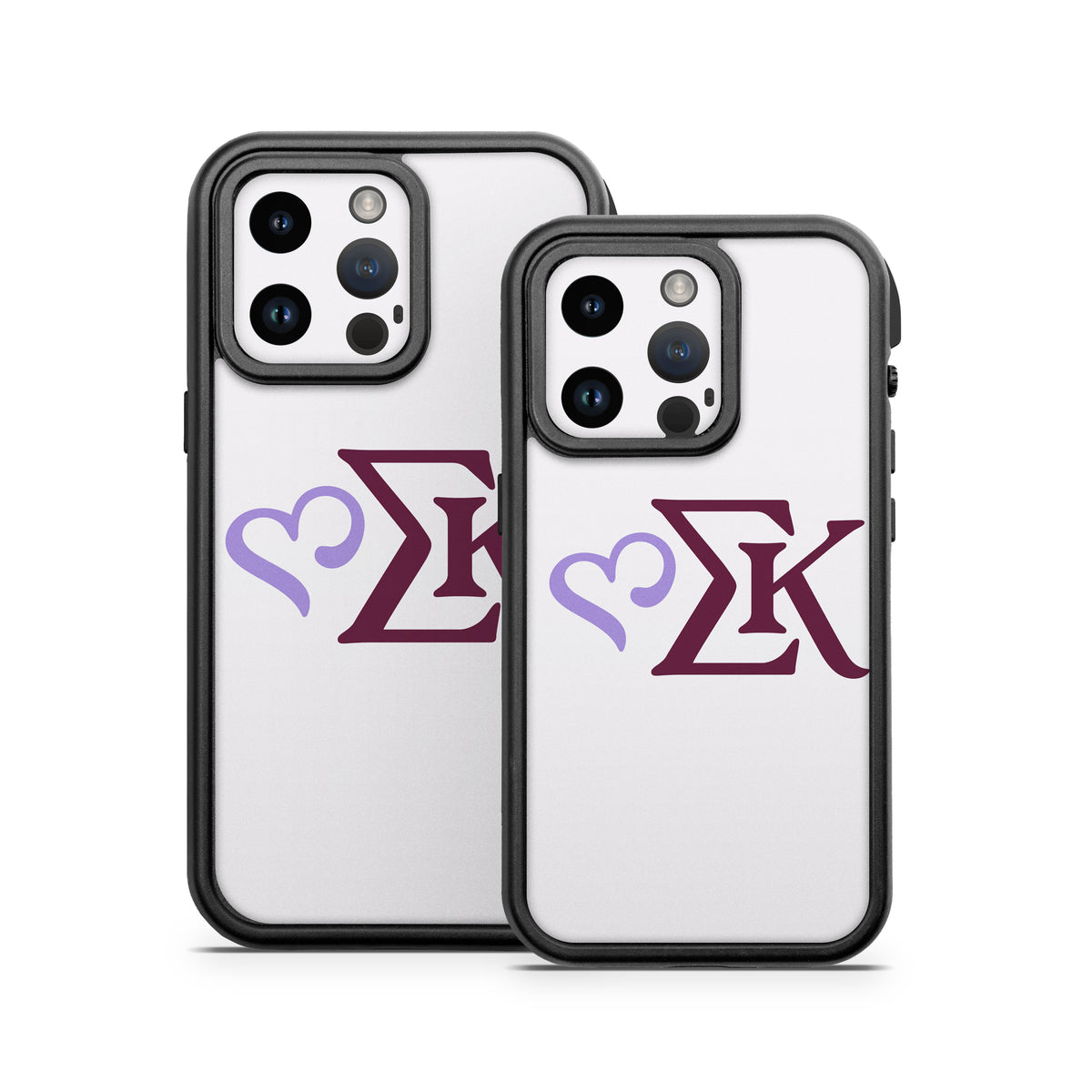Sigma Kappa Greek Letters Two Color on Dove Love - Otterbox Fre iPhone 14 Case Skin