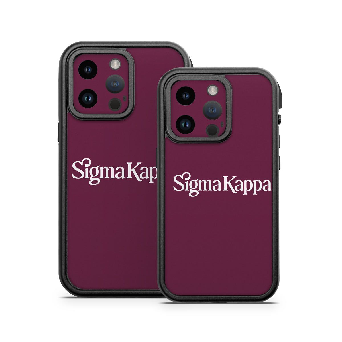 Sigma Kappa Primary Logo Dove Love on Mary Maroon - Otterbox Fre iPhone 14 Case Skin