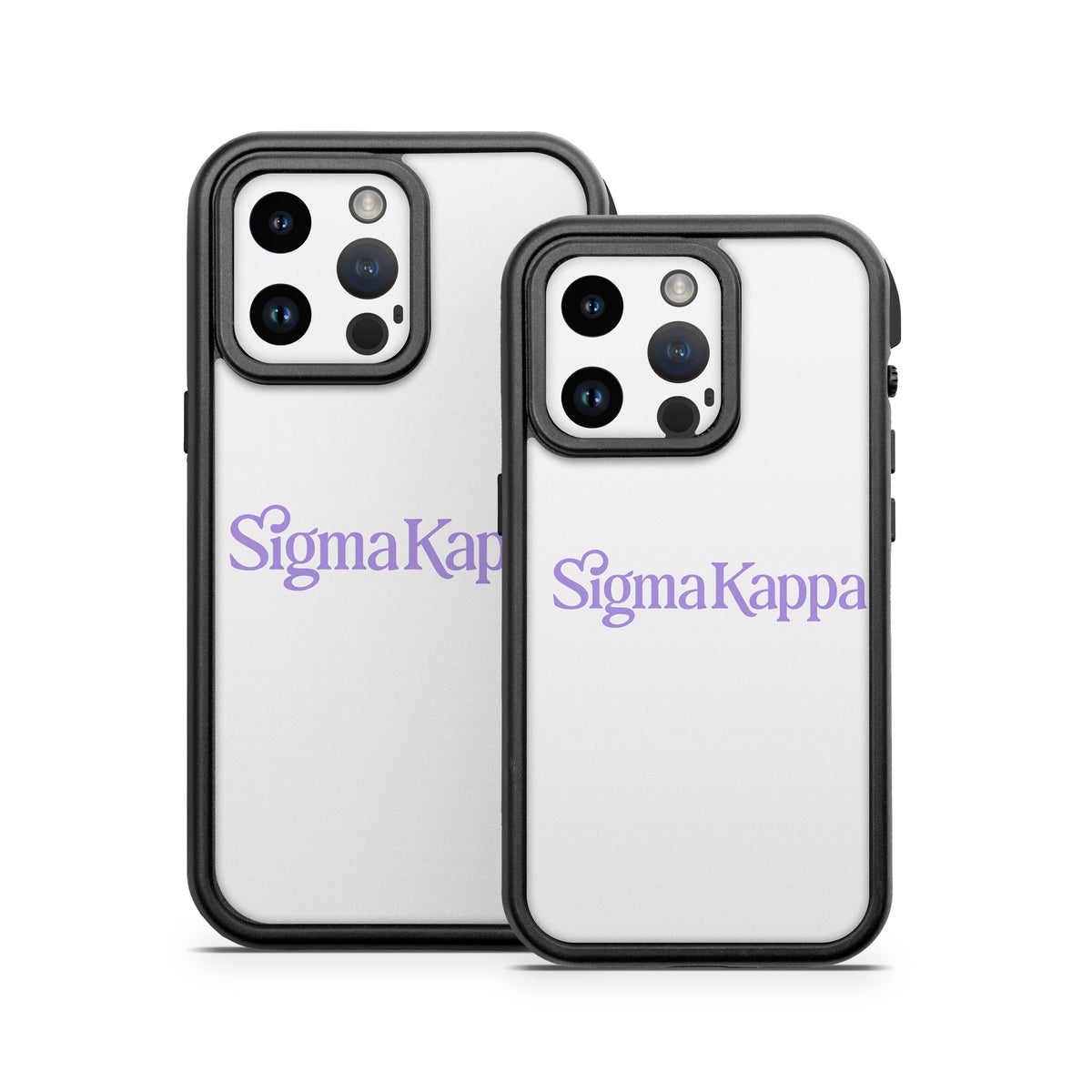 Sigma Kappa Primary Logo Legacy Lavender on Dove Love - Otterbox Fre iPhone 14 Case Skin