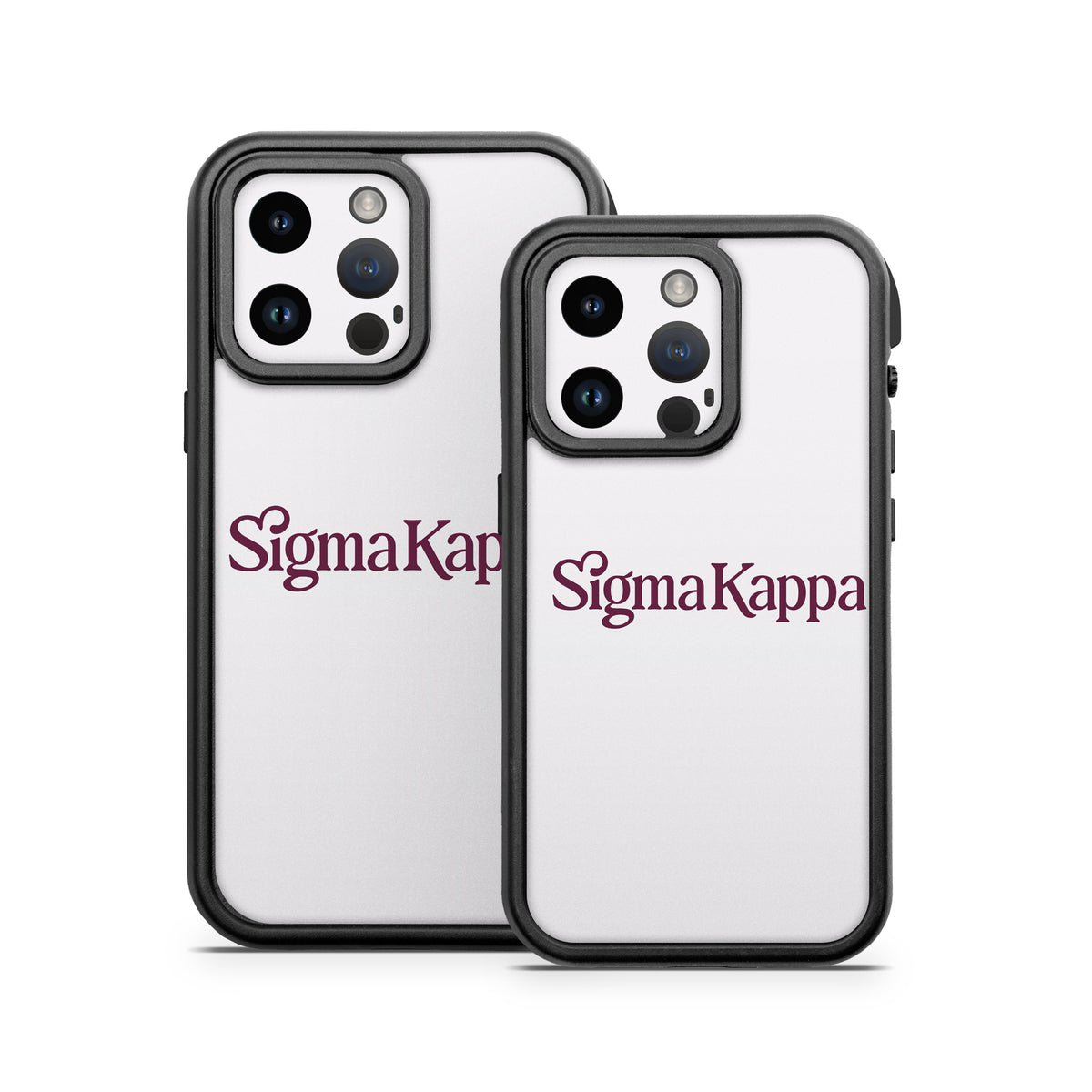 Sigma Kappa Primary Logo Mary Maroon on Dove Love - Otterbox Fre iPhone 14 Case Skin