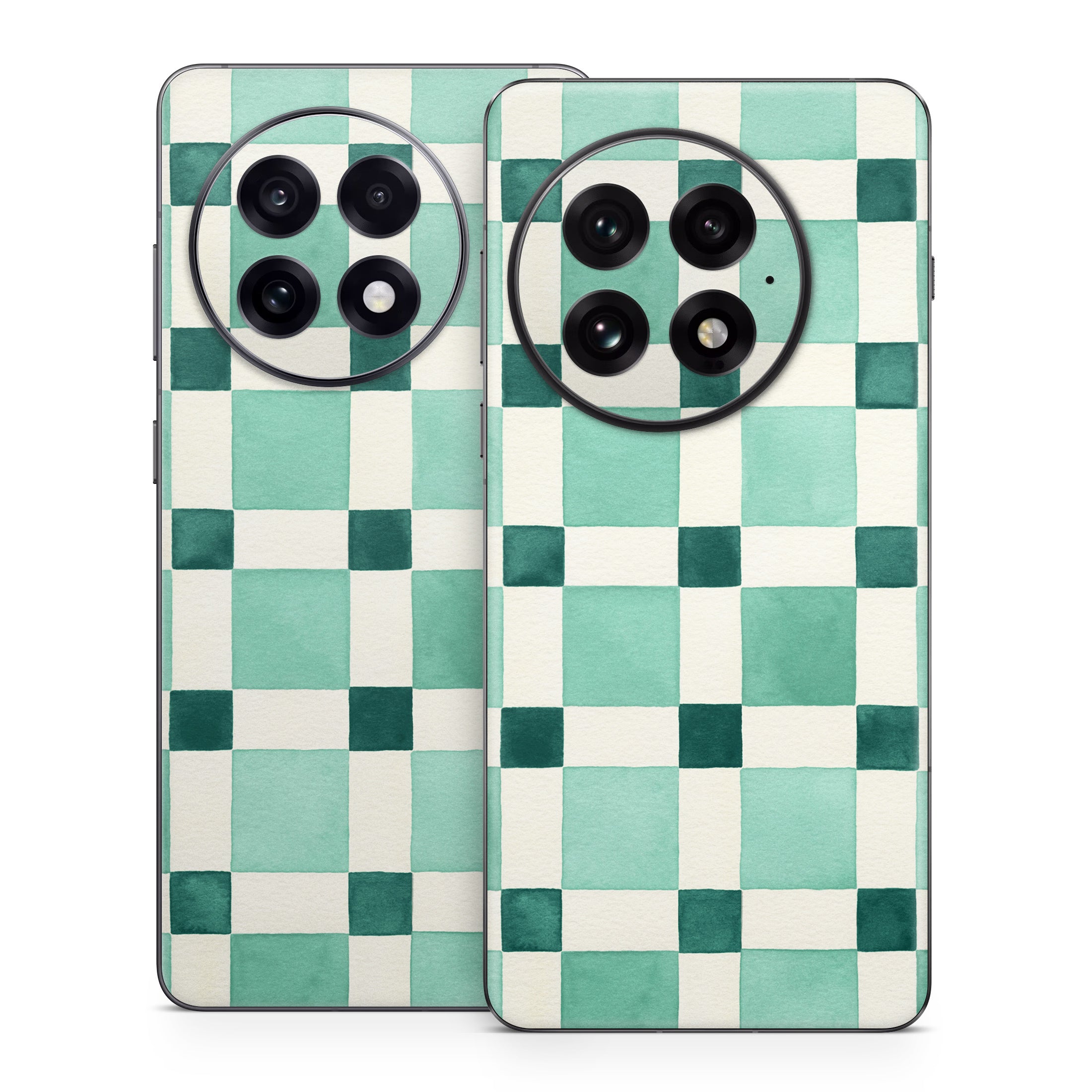 Checker Mosaic Green - OnePlus 13 Skin