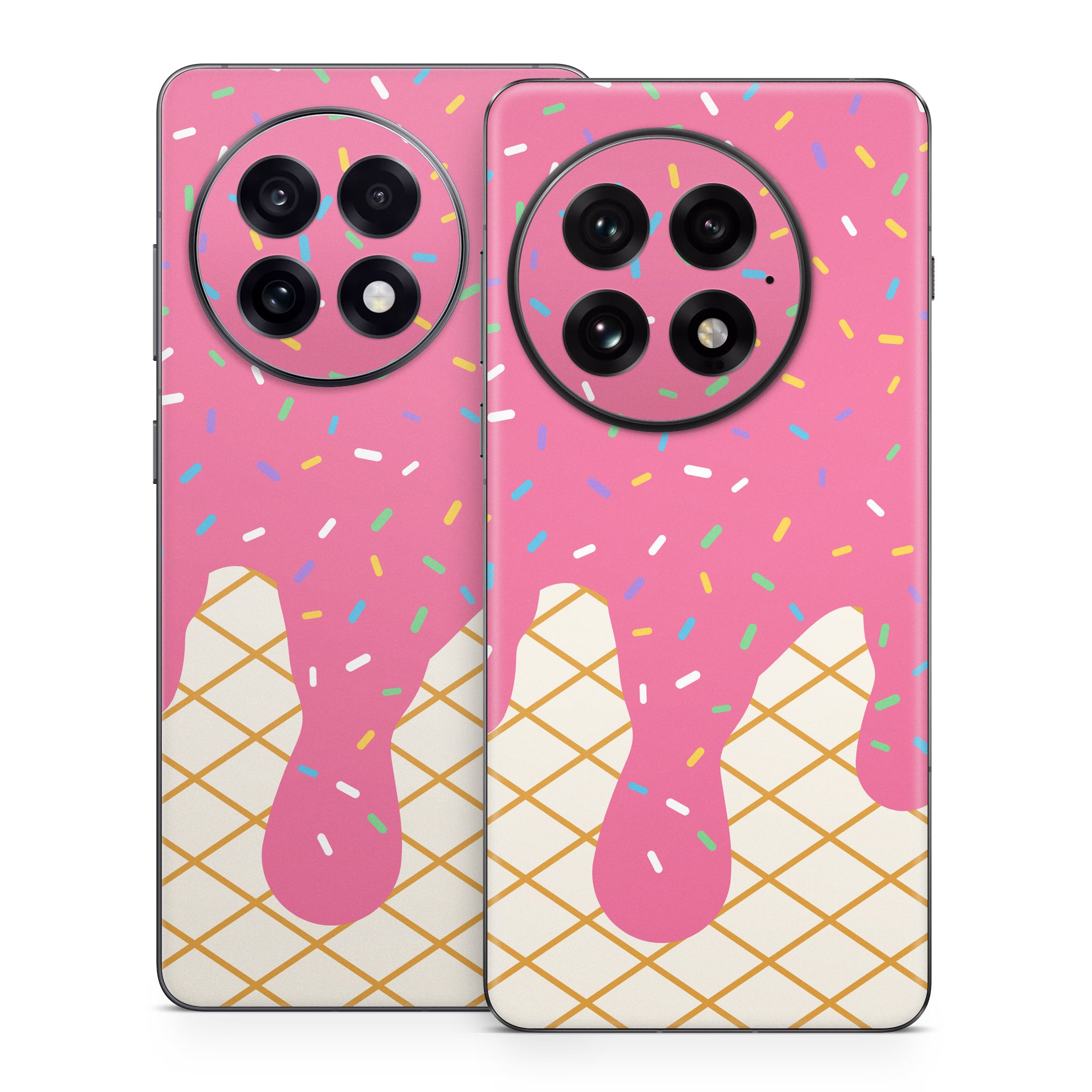 Strawberry Ice Cream Drip - OnePlus 13 Skin