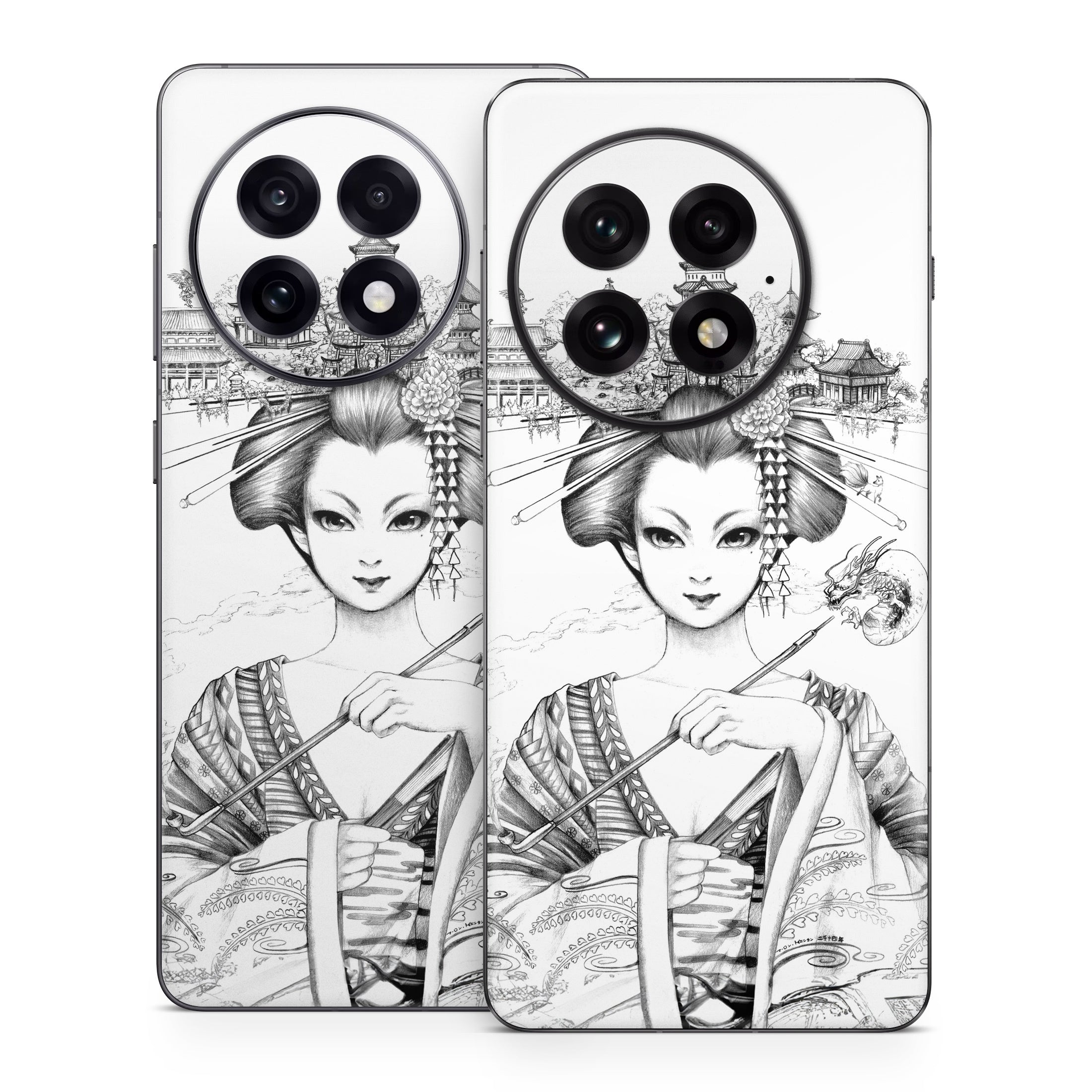 Geisha Sketch - OnePlus 13 Skin