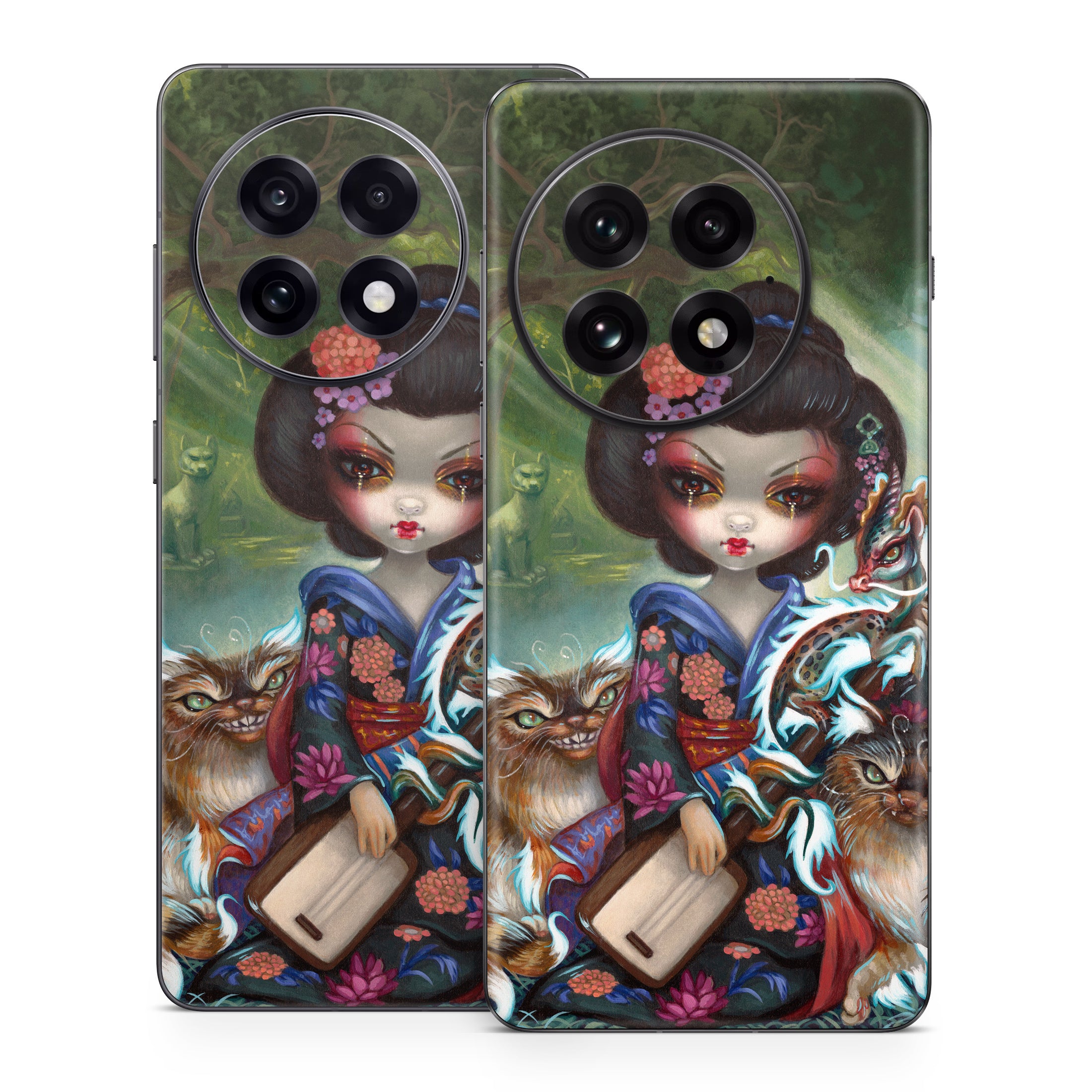 Kirin and Bakeneko - OnePlus 13 Skin