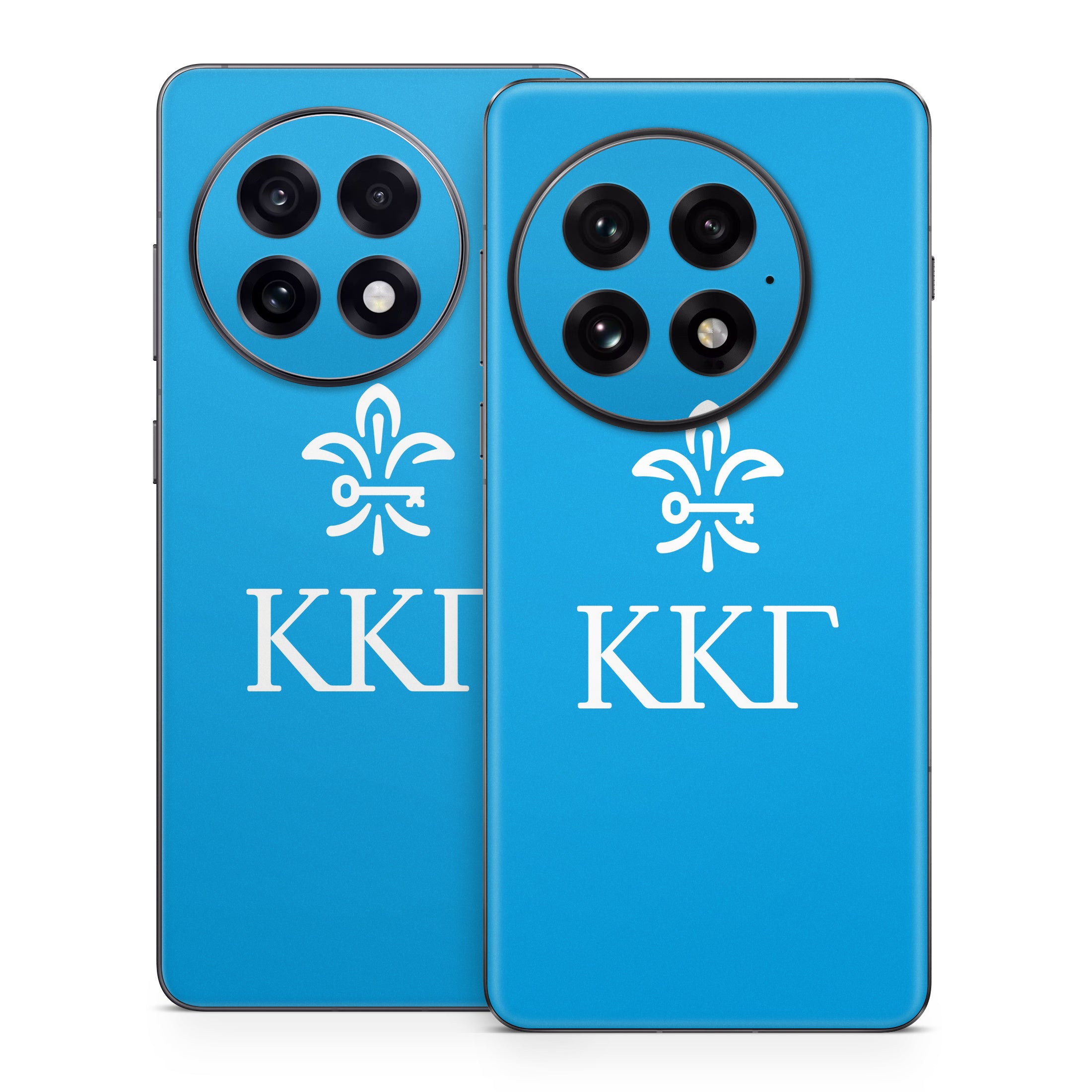 Kappa Kappa Gamma Letterkey Vertical Gamma Blue - OnePlus 13 Skin