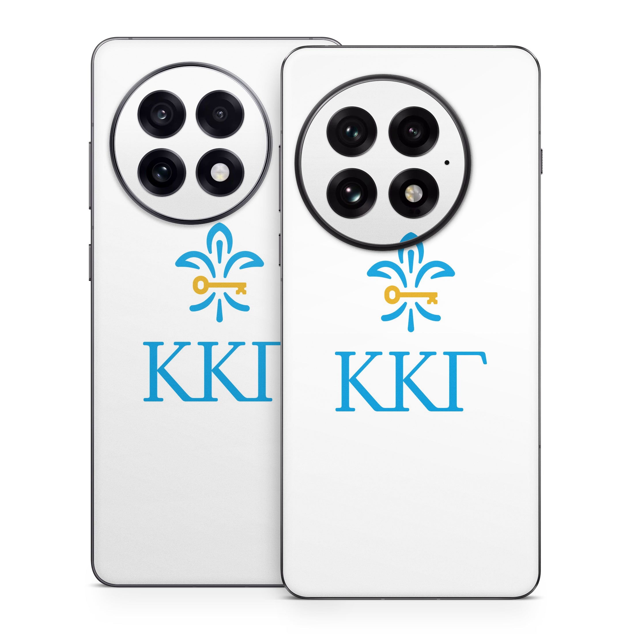 Kappa Kappa Gamma Letterkey Vertical White - OnePlus 13 Skin