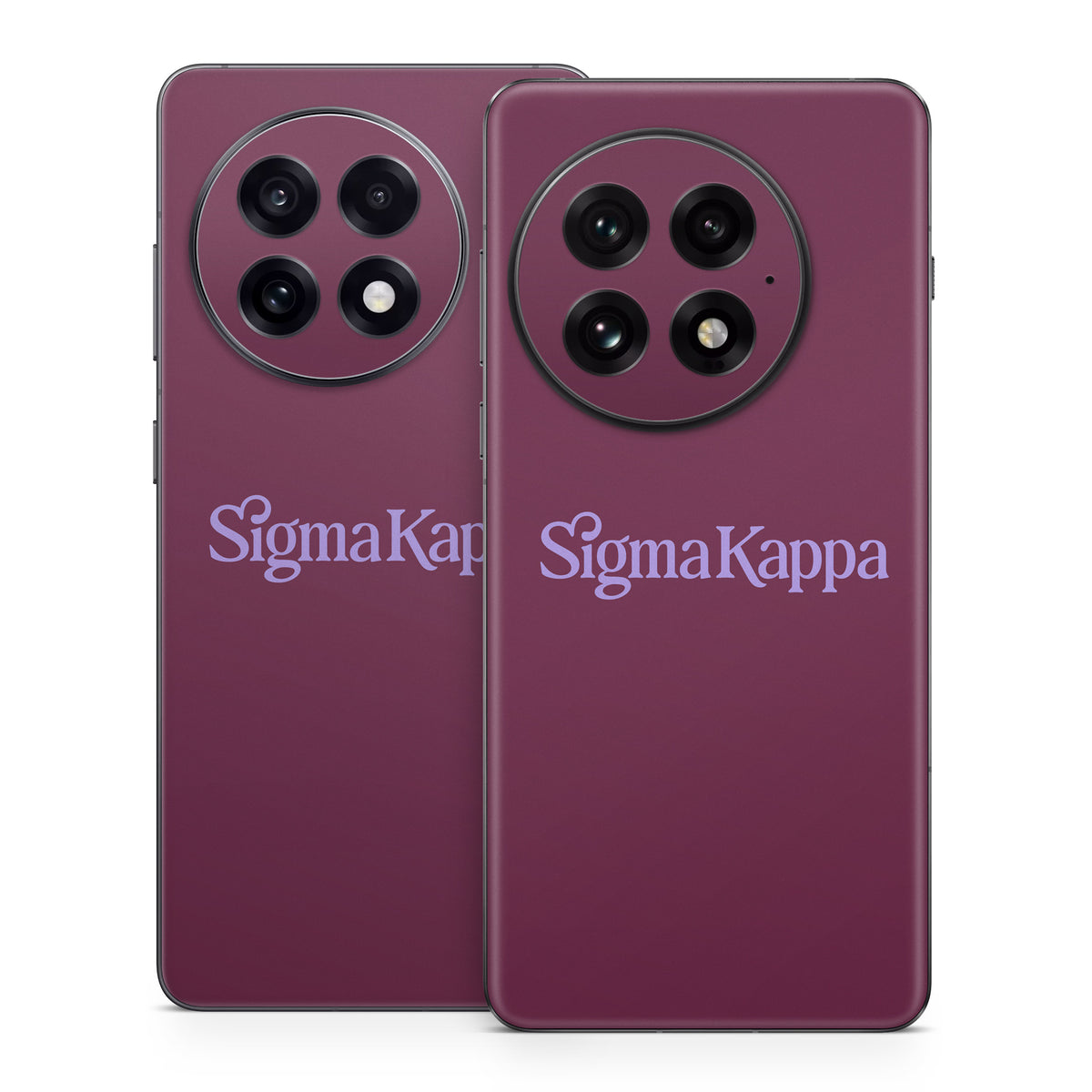 Sigma Kappa Primary Logo Legacy Lavender on Mary Maroon - OnePlus 13 Skin