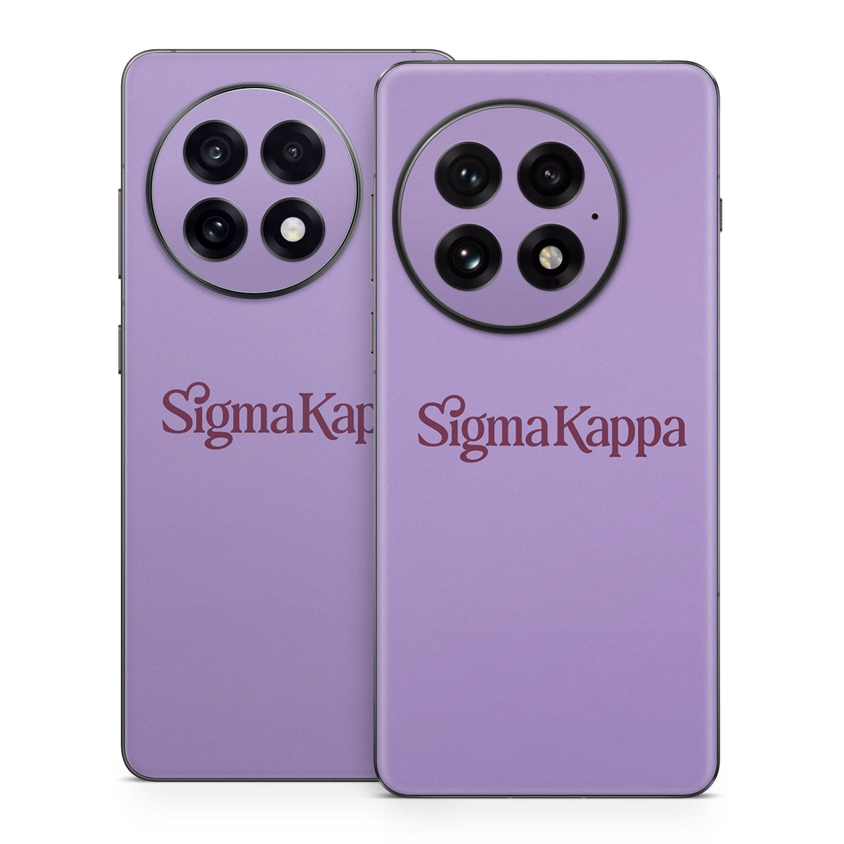Sigma Kappa Primary Logo Mary Maroon on Legacy Lavender - OnePlus 13 Skin