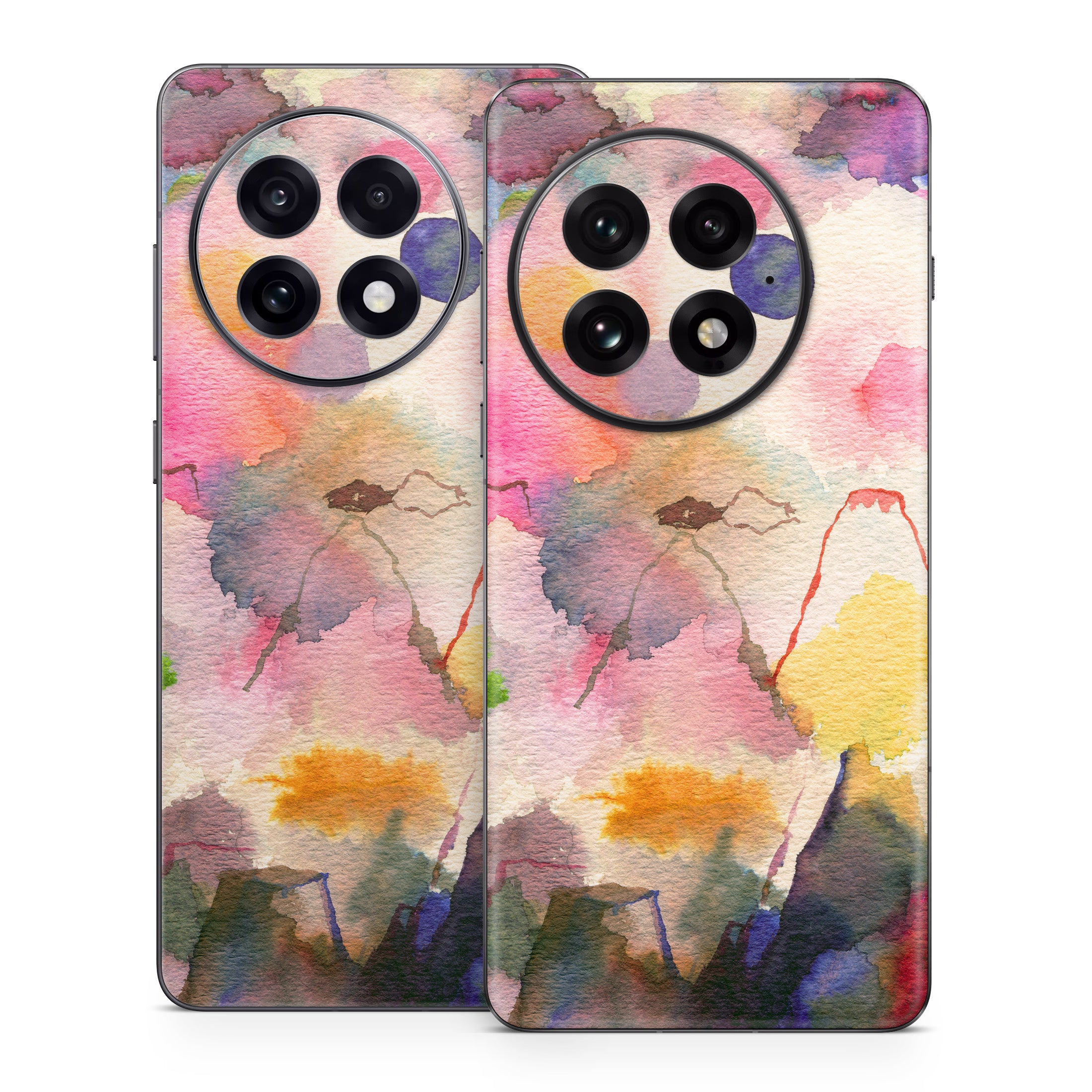Watercolor Mountains - OnePlus 13 Skin