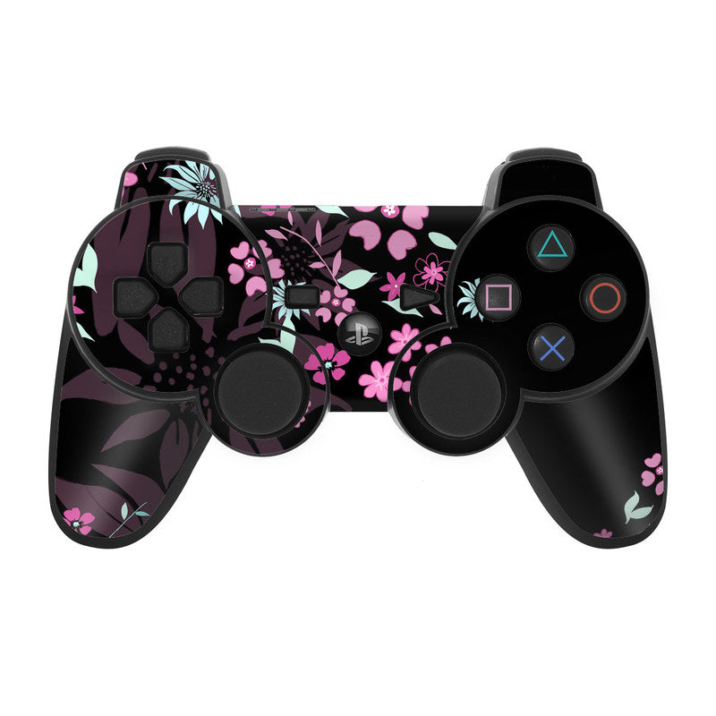 Dark Flowers - Sony PS3 Controller Skin