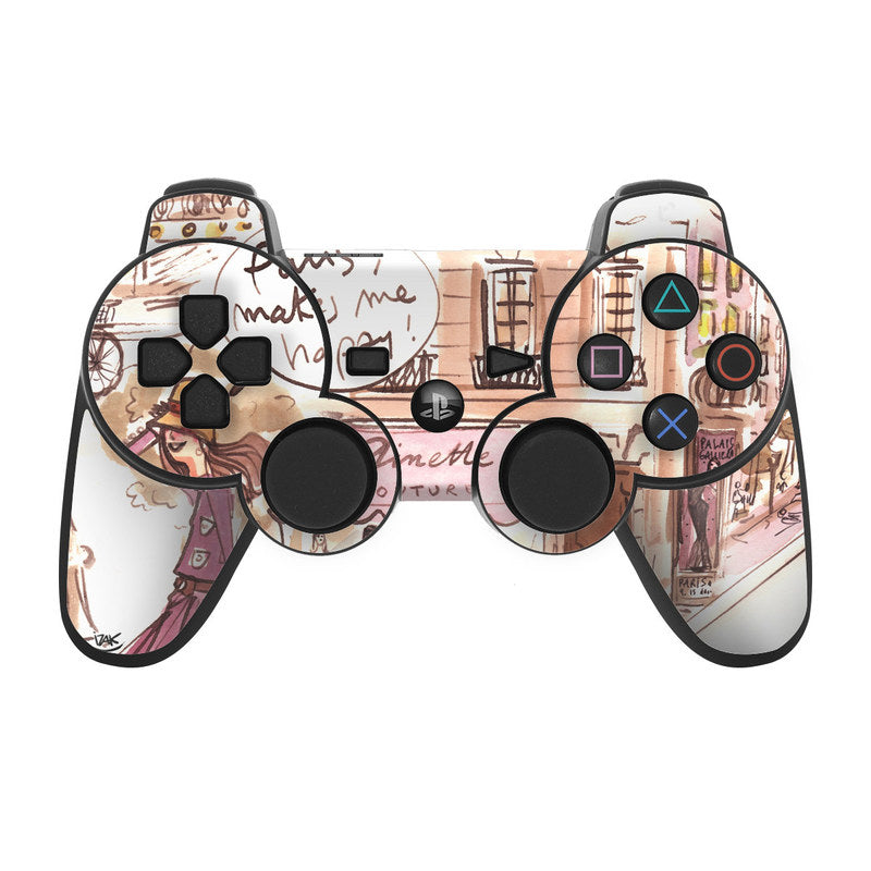 Paris Makes Me Happy - Sony PS3 Controller Skin