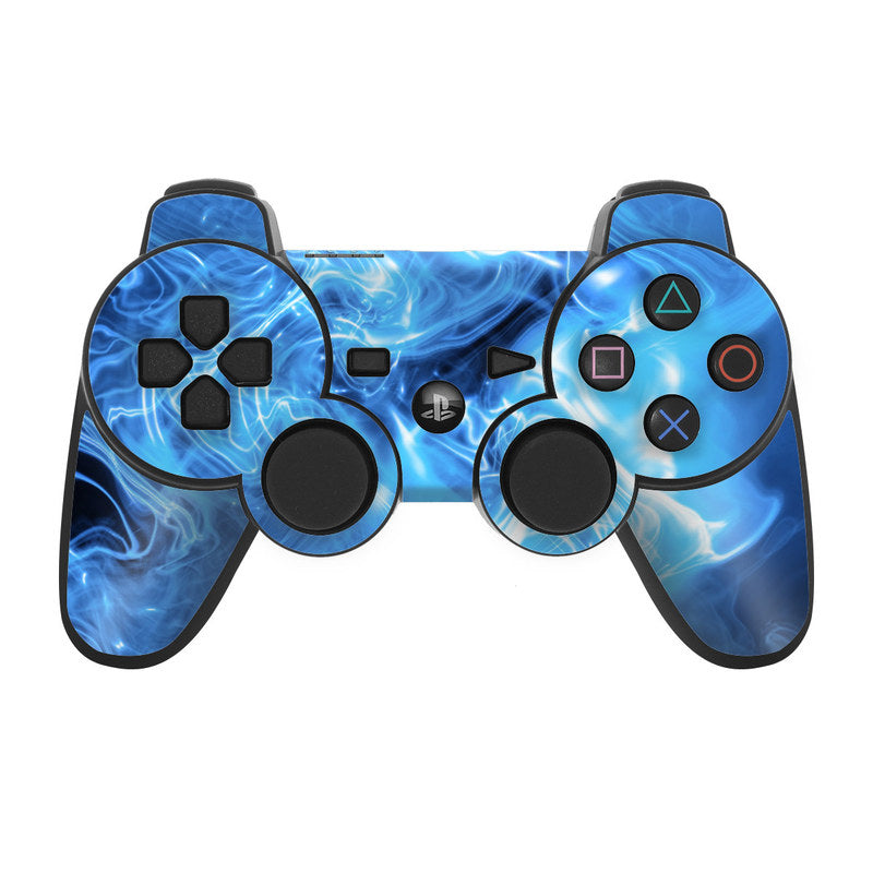 Blue Quantum Waves - Sony PS3 Controller Skin