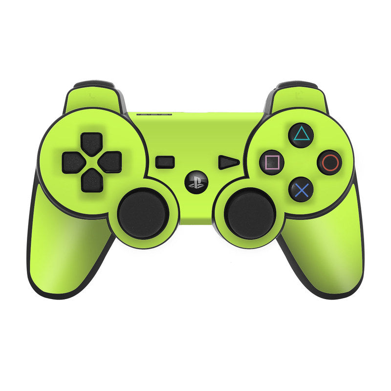 Solid State Lime - Sony PS3 Controller Skin