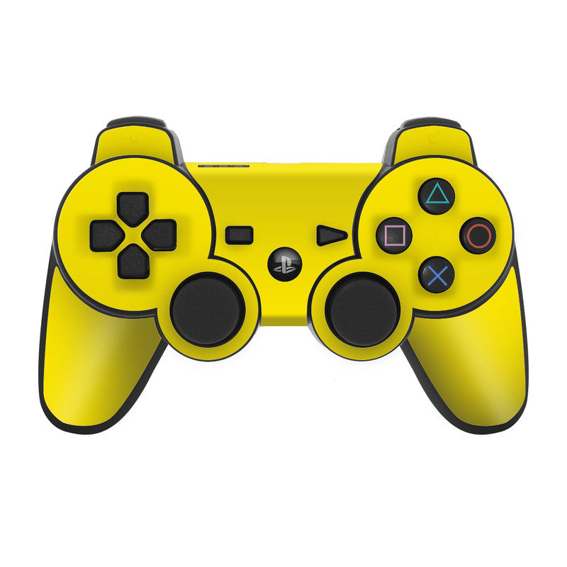 Solid State Yellow - Sony PS3 Controller Skin