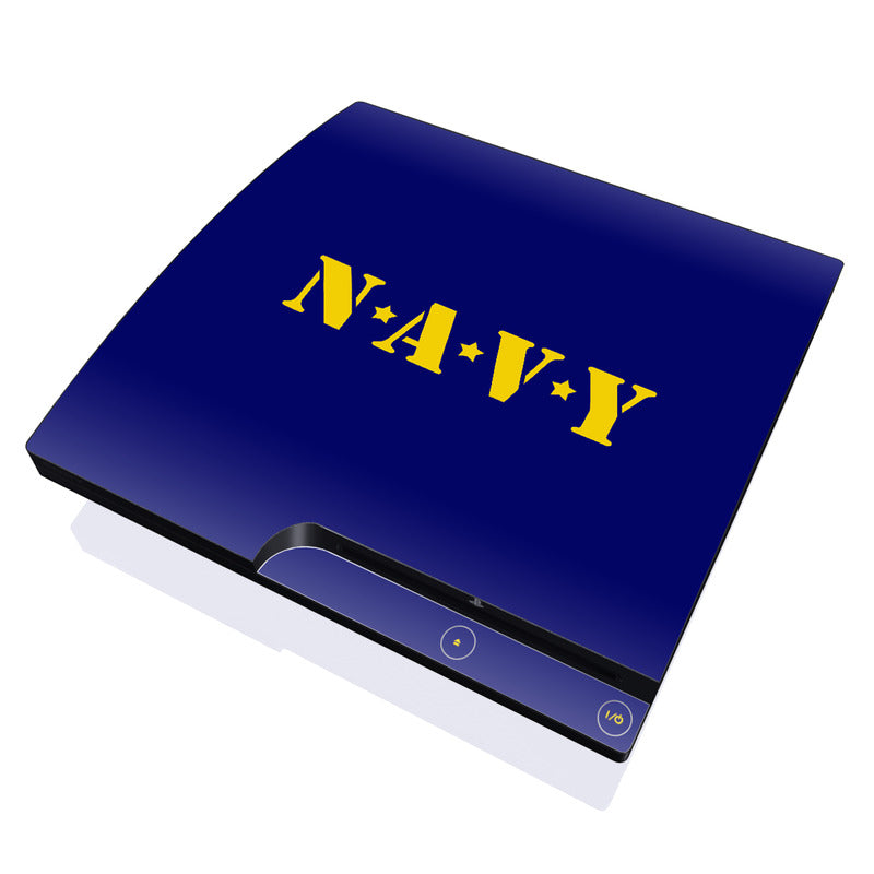 Navy - Sony PS3 Slim Skin